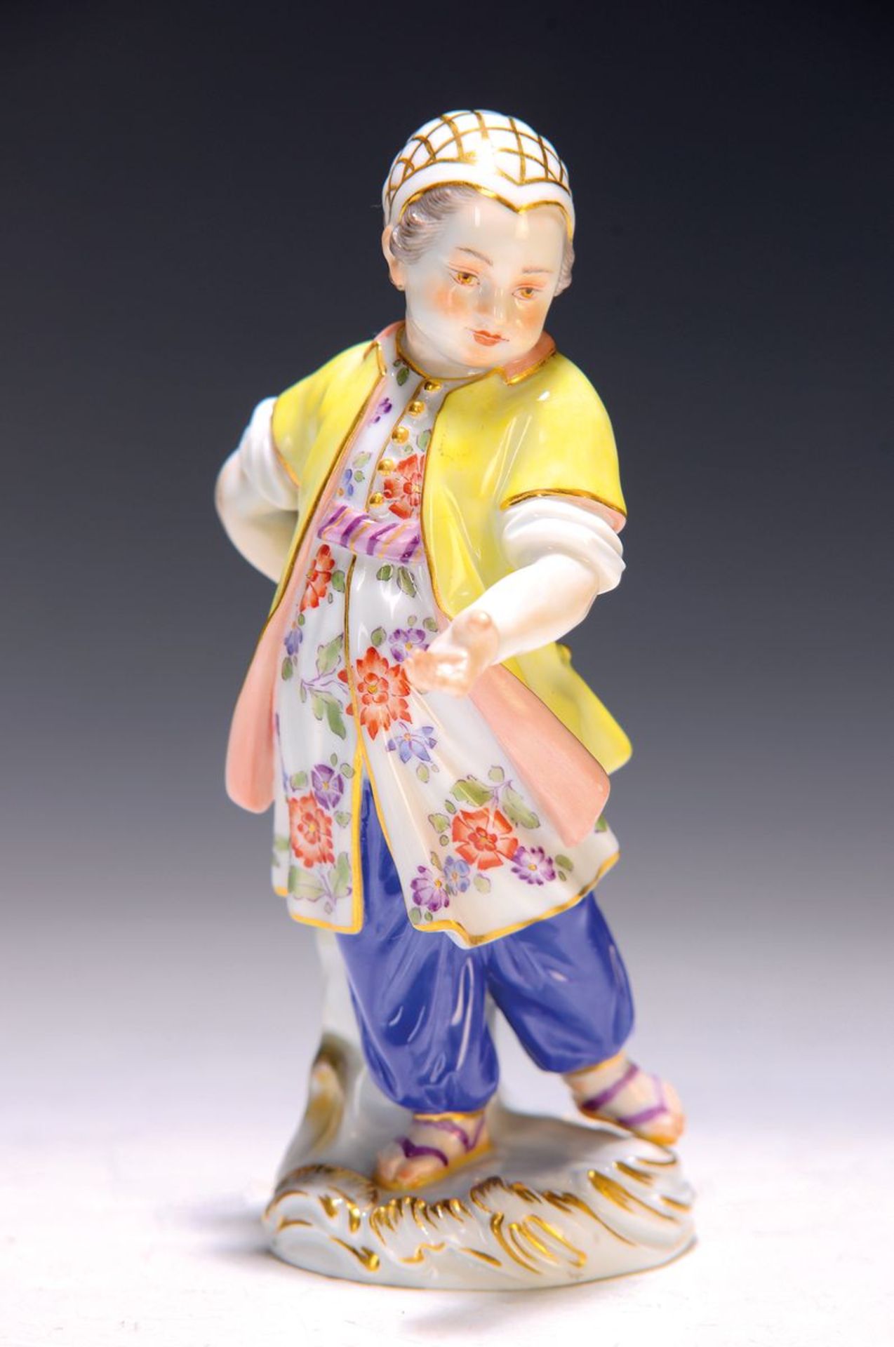 Porzellanfigur, Meissen, 20. Jh.  kl. Orientale vor