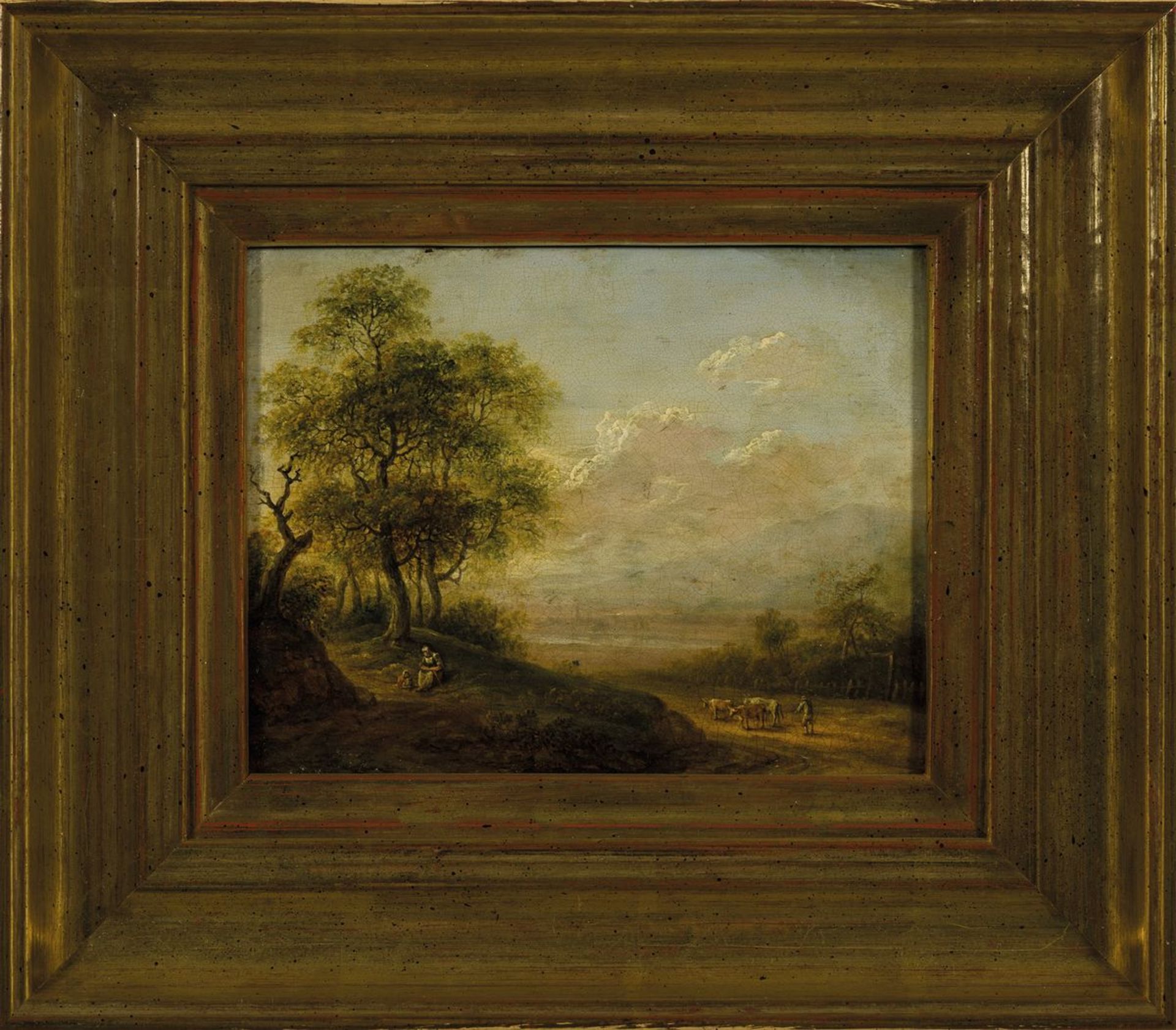 Christian Georg Schüz, 1758-1823,  Ideale Landschaft mit - Bild 2 aus 2