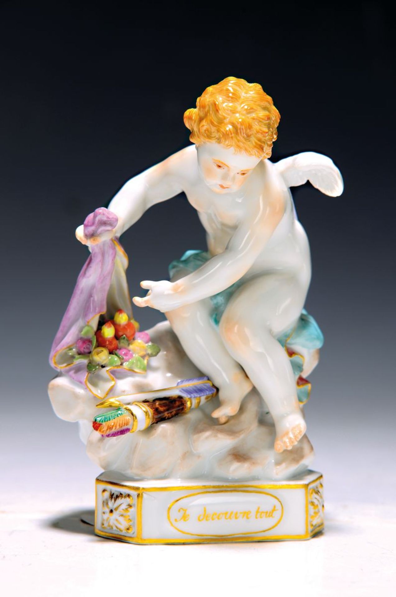 Porzellanfigur, Devisenkind, Meissen, Entw. Michel Victor