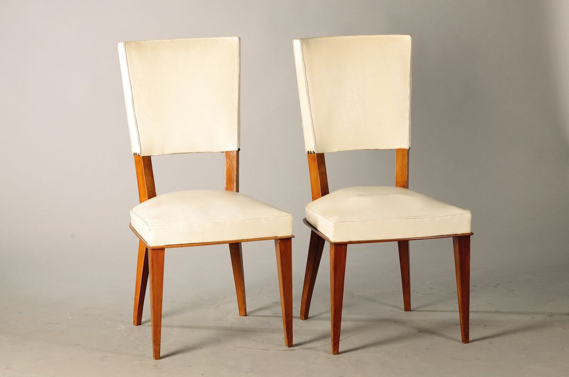 8 Stühle, Frankreich, 1940er Jahre, 8 elegante Stühle,
