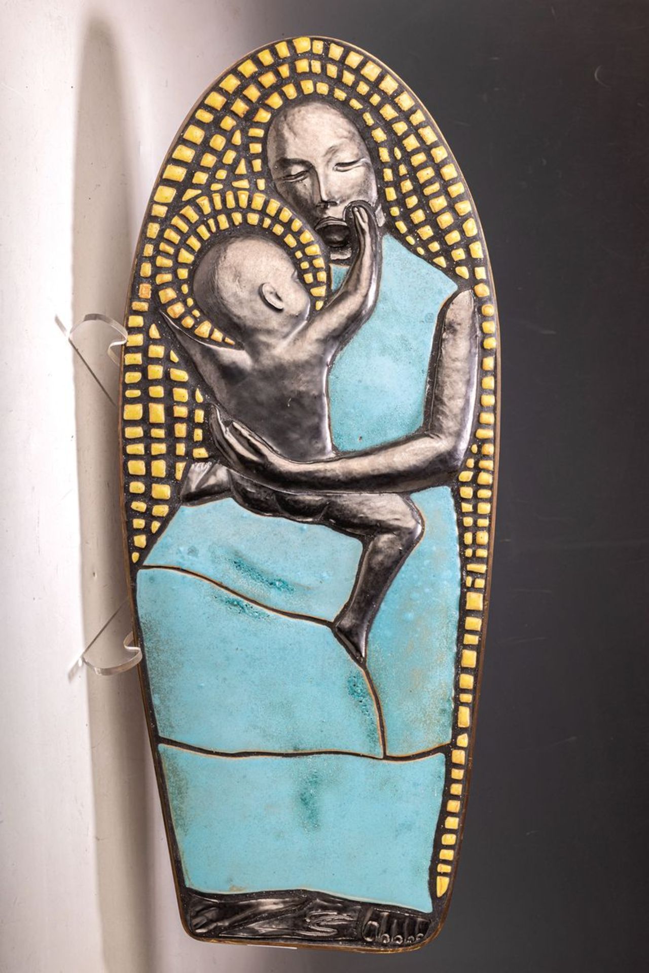 Relief, Madonna mit Kind, 1950er-Jahre,