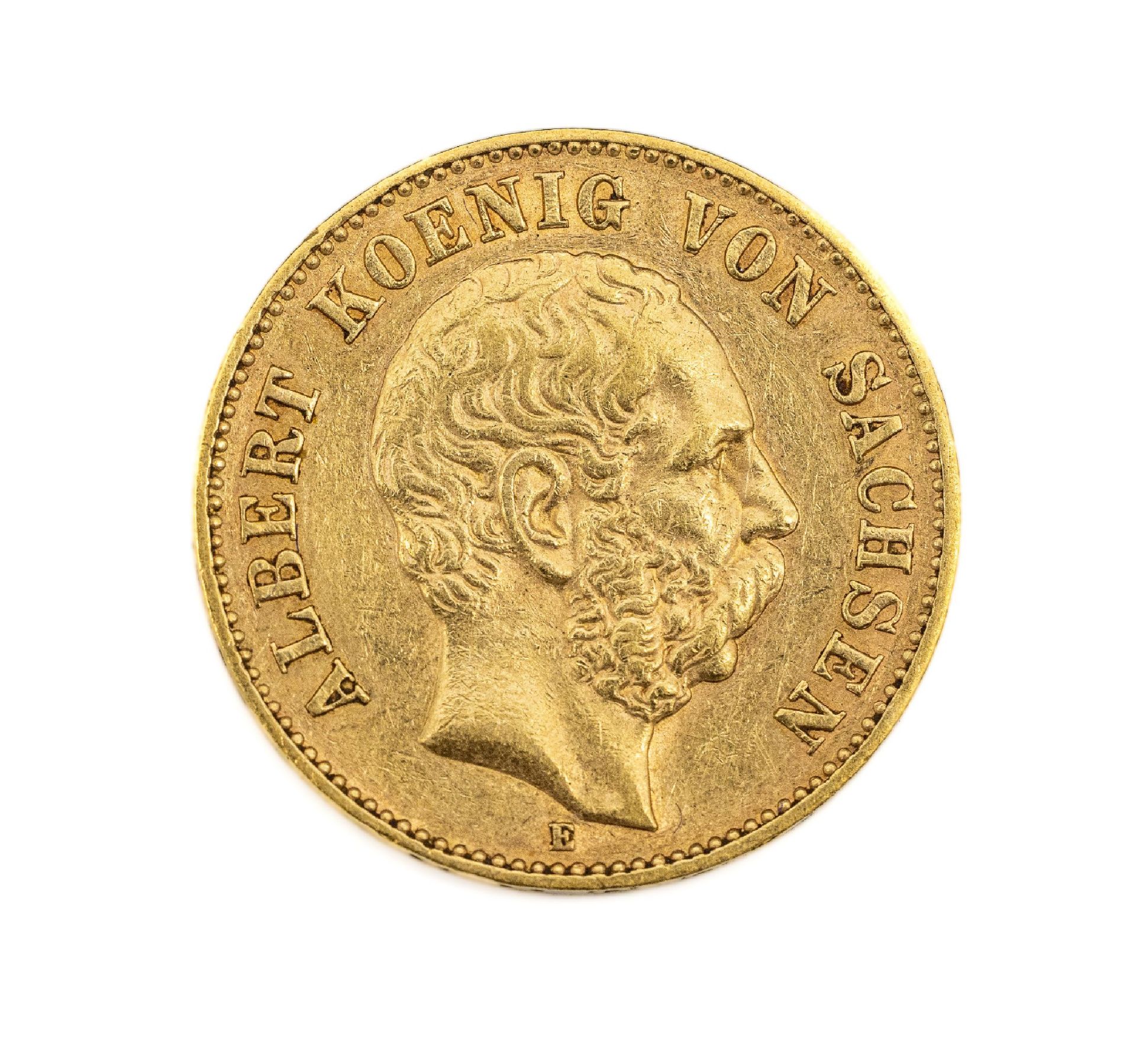Goldmünze 20 Mark Deutsches Reich 1894, Albert König von