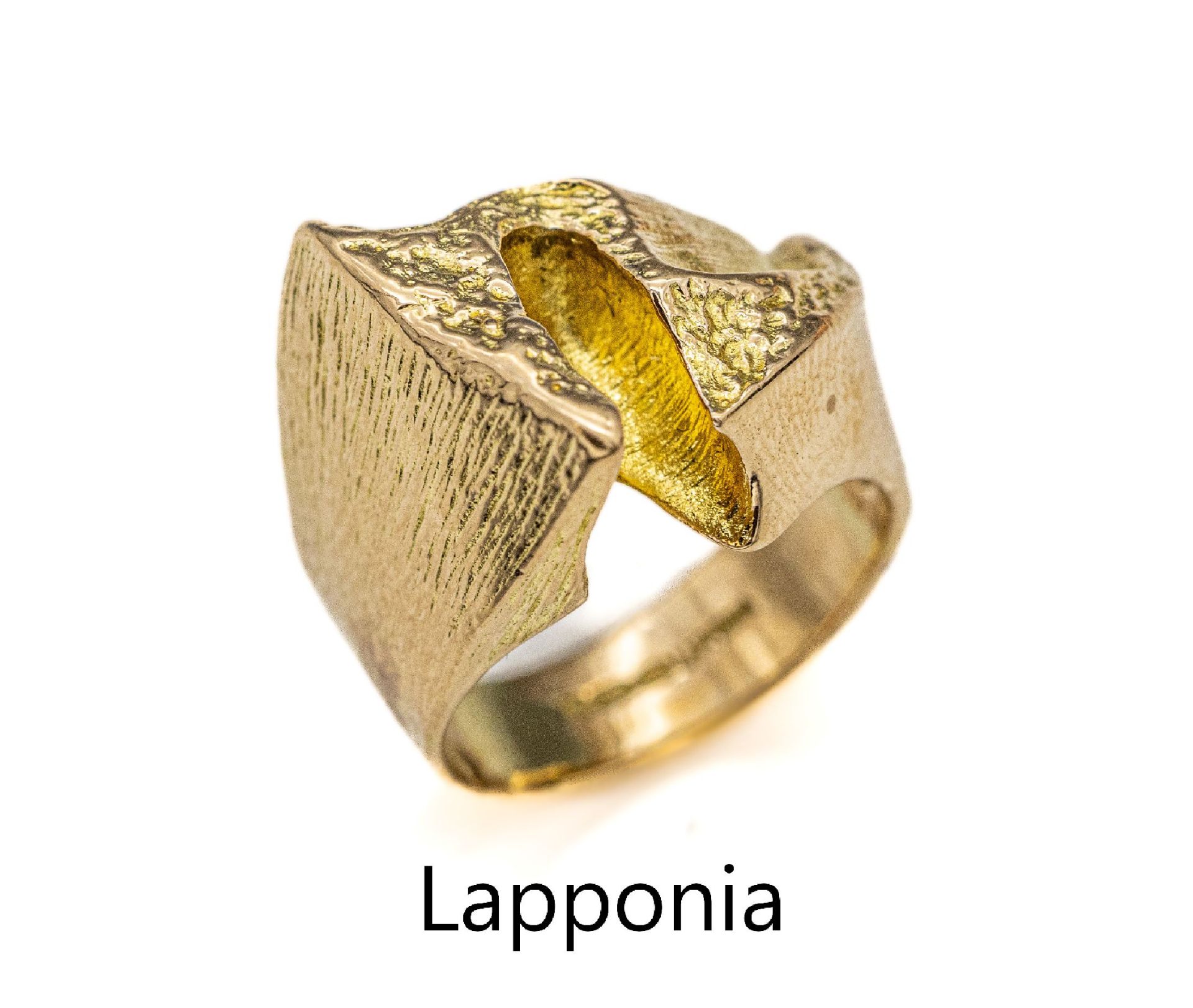 14 kt Gold LAPPONIA Ring,   GG 585/000, typ. Design, ca.