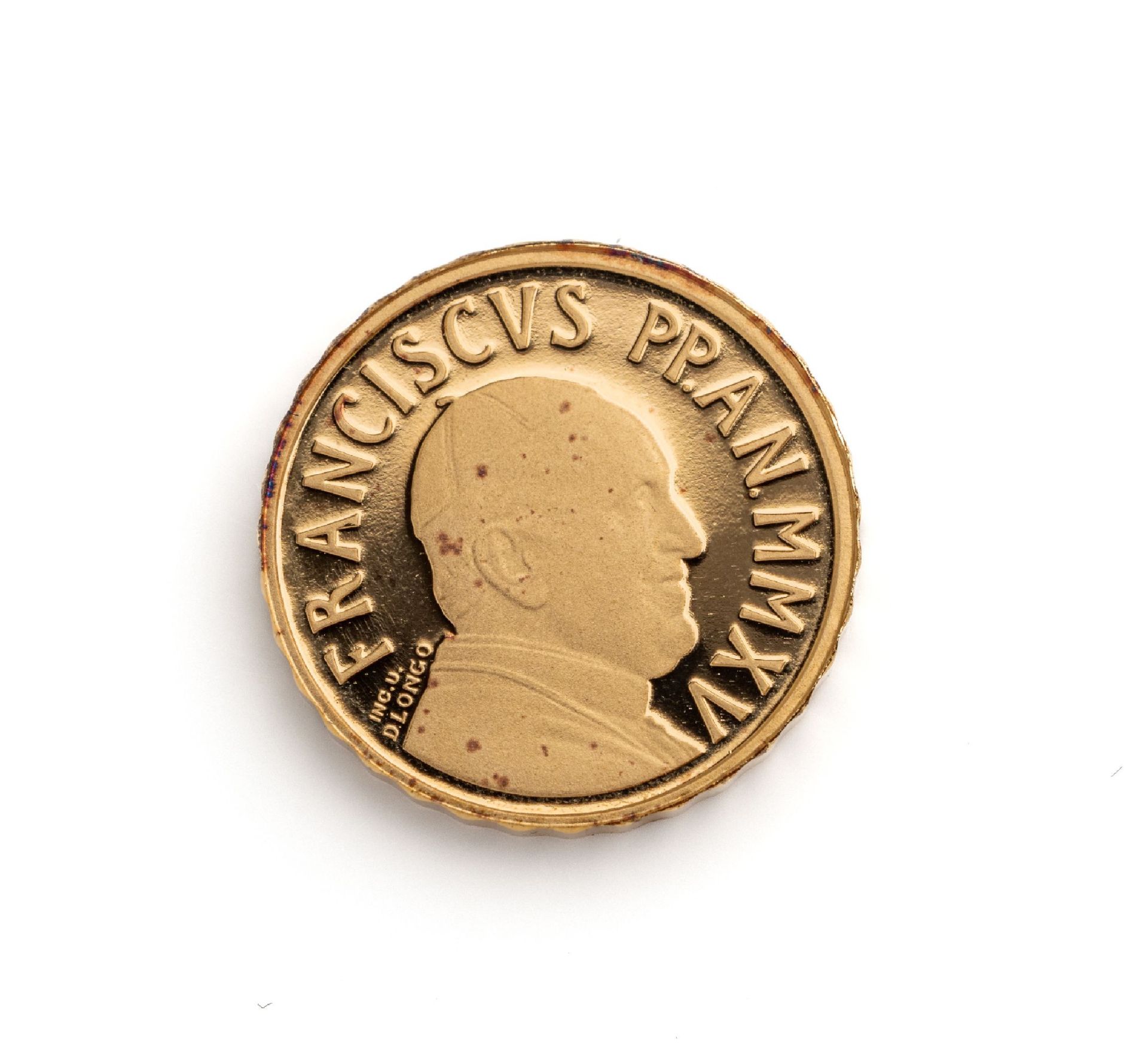 10 Euro Goldmünze, Vatikan 2015, Pontifikatseiner