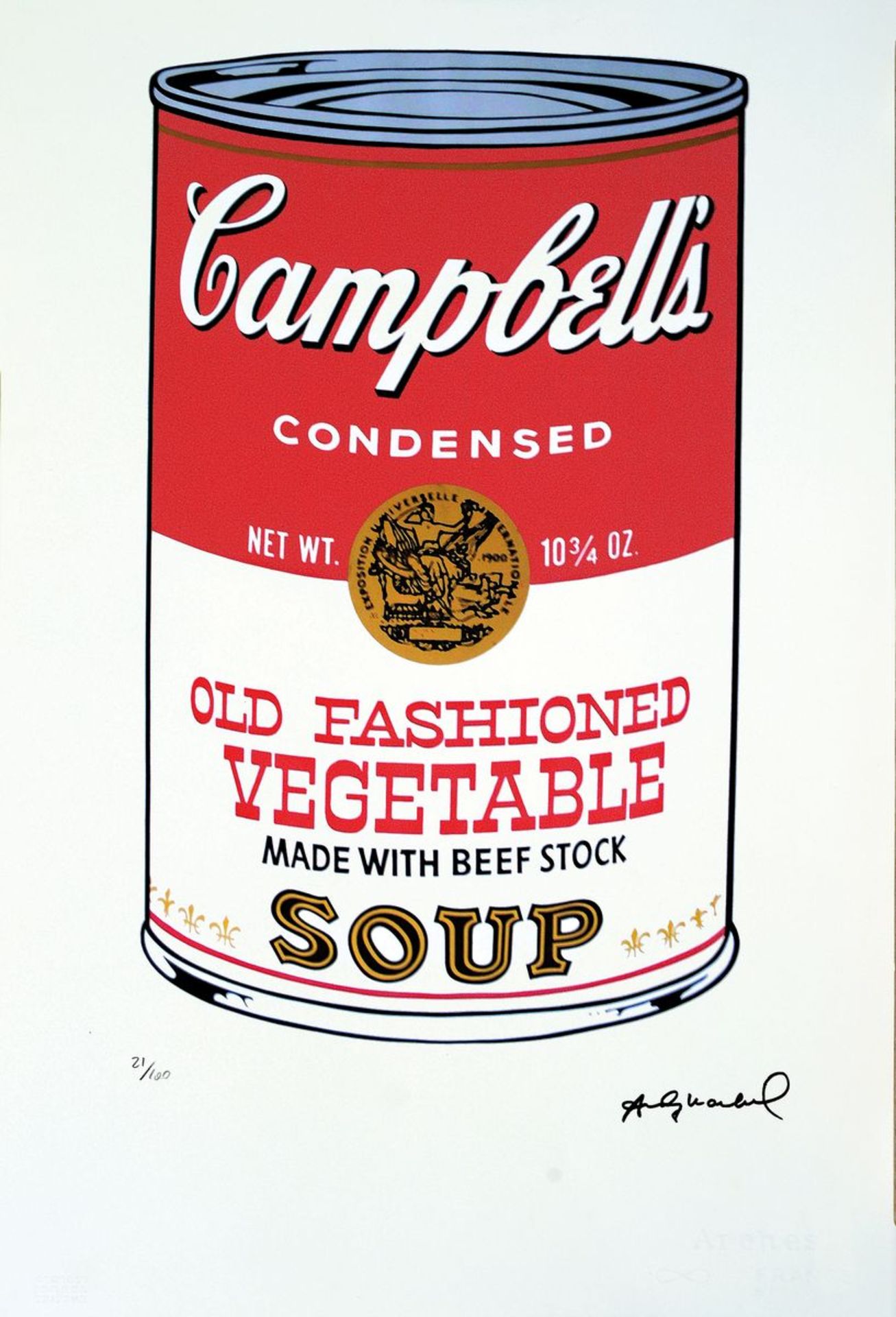 Andy Warhol, 1928-1987, Farboffset auf Arches Bütten,