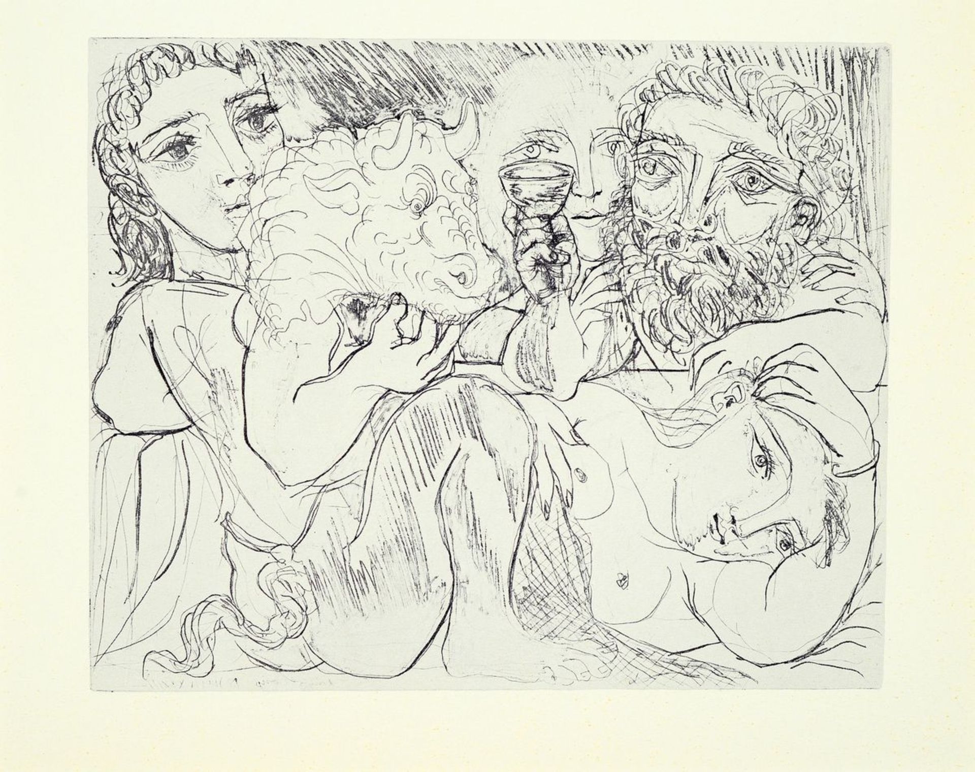 Pablo Picasso, 1881-1973, Konvolut aus 2 Kunstdrucken je