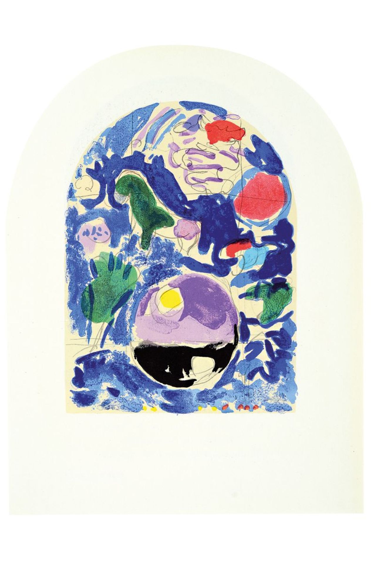 Marc Chagall, 1887-1985, Konvolut aus 3 Farblithografien, - Image 2 of 3