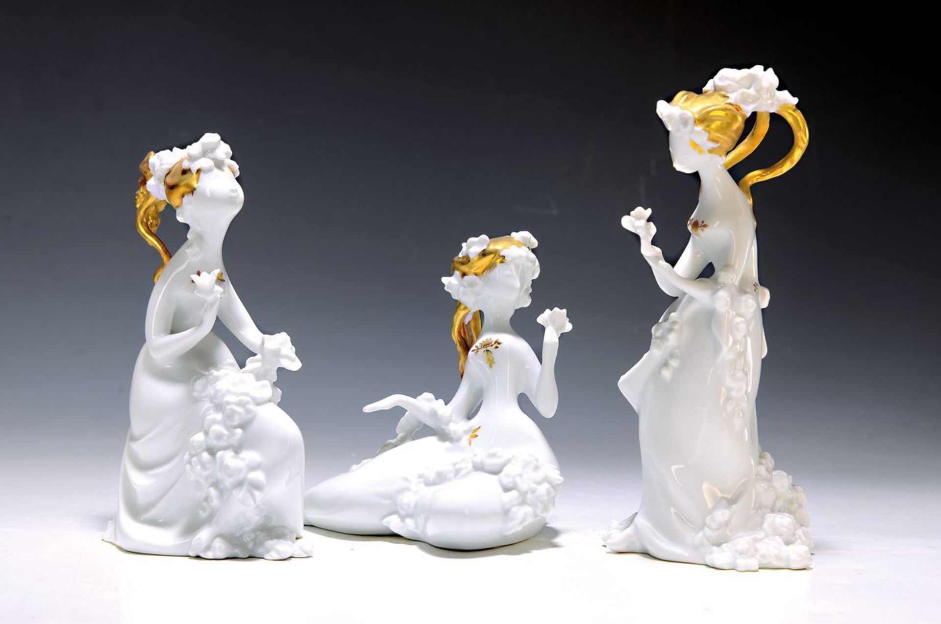 3 Porzellanfiguren, Rosenthal studio-linie, aus der Serie