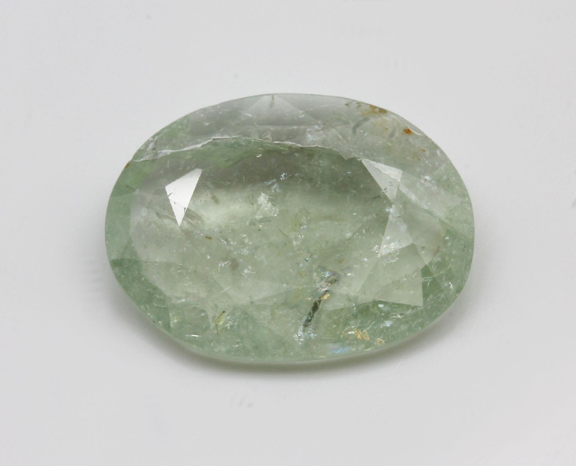 Loser Paraiba-Turmalin,   ca. 4.54 ct, ovalfacett. mit