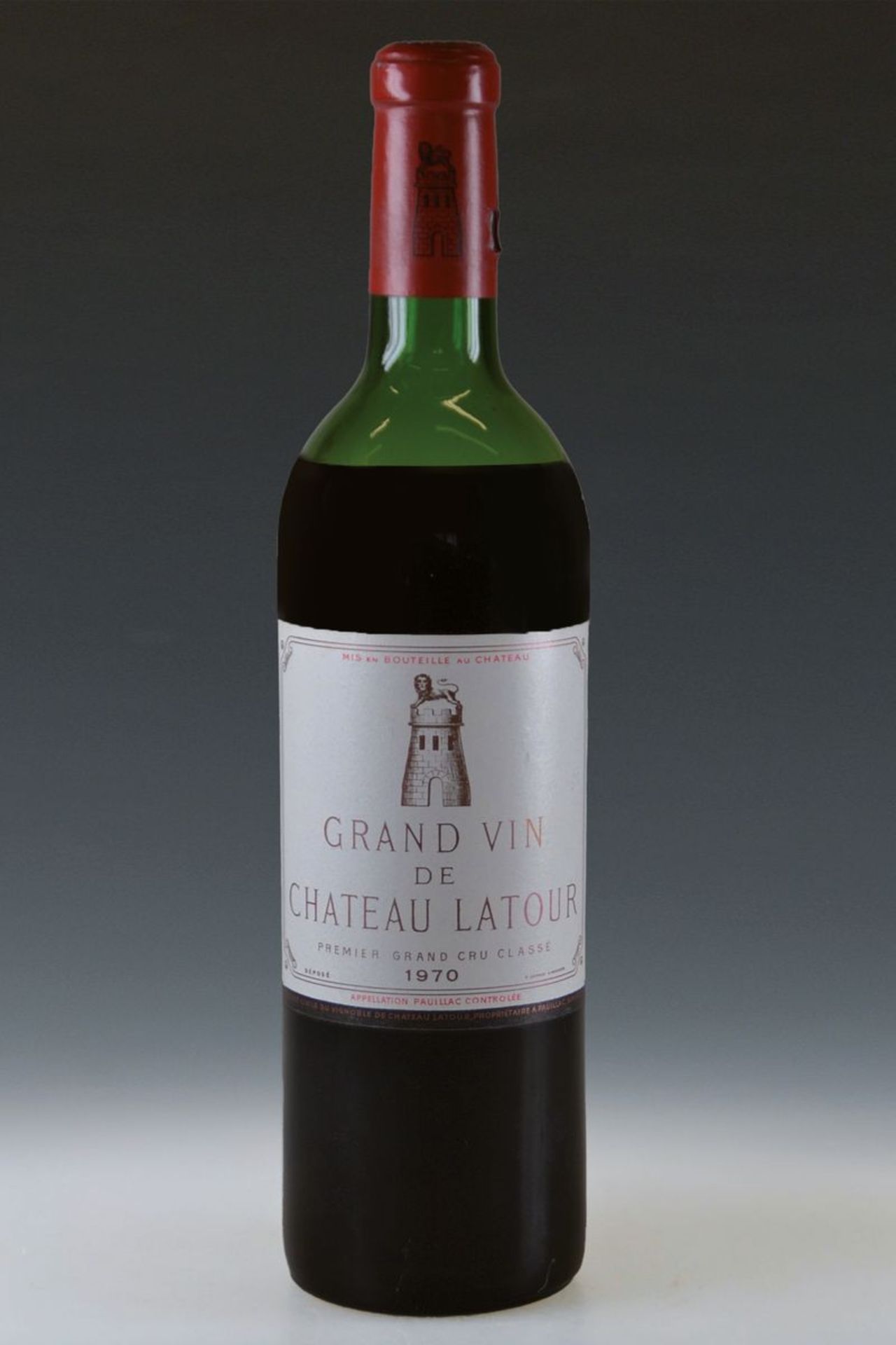 1 Flasche 1970 Chateau Latour,  Grand Vin de Chateau