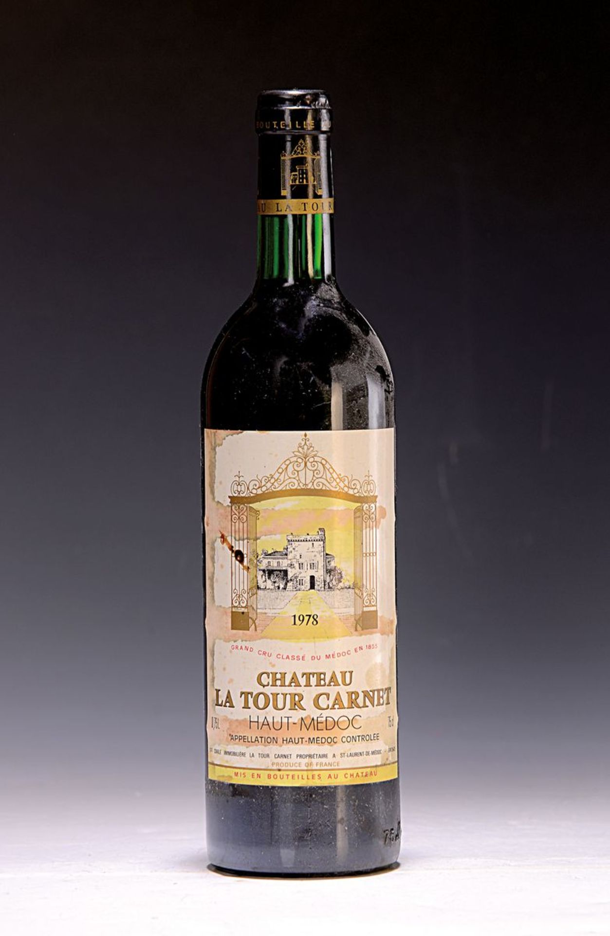 1 Flasche 1978 Chateau La Tour Carnet,  Haut -Medoc, ca.