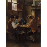 Eugene Ansen Hofmann, 1862-1955, drei Männer beim Karten