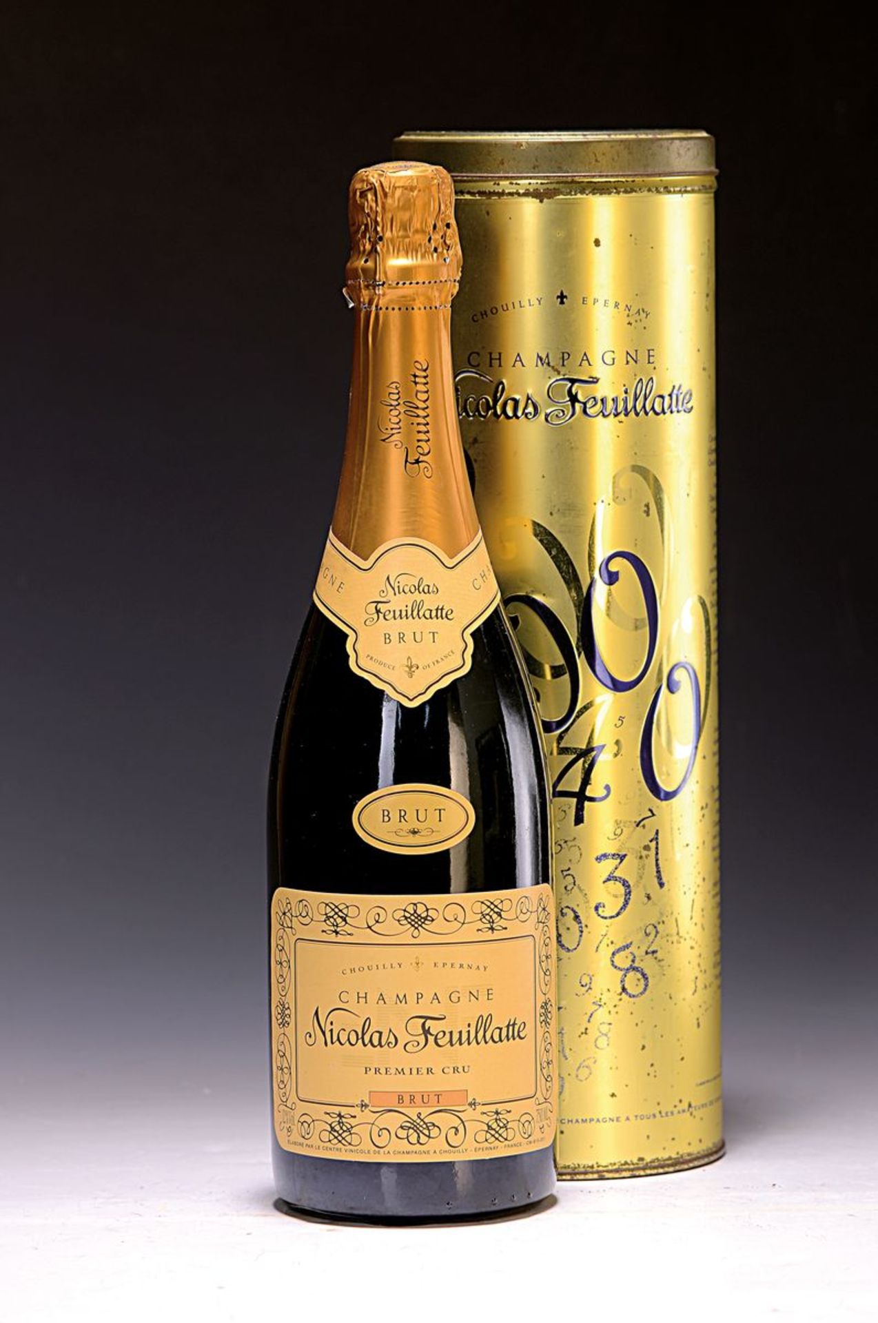 1 Flasche 2000 Nicolas Feuilatte Champagner Brut,