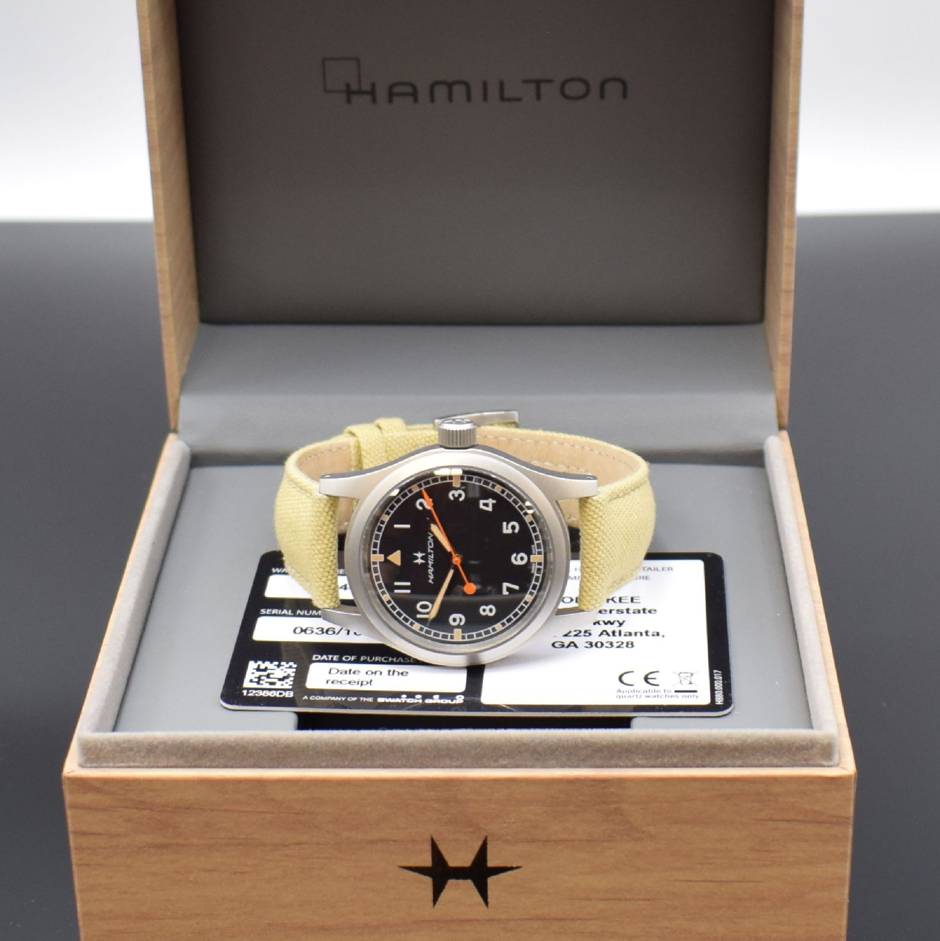 HAMILTON Khaki Field to 1000 limited Edition For Hodinkee, - Bild 6 aus 6