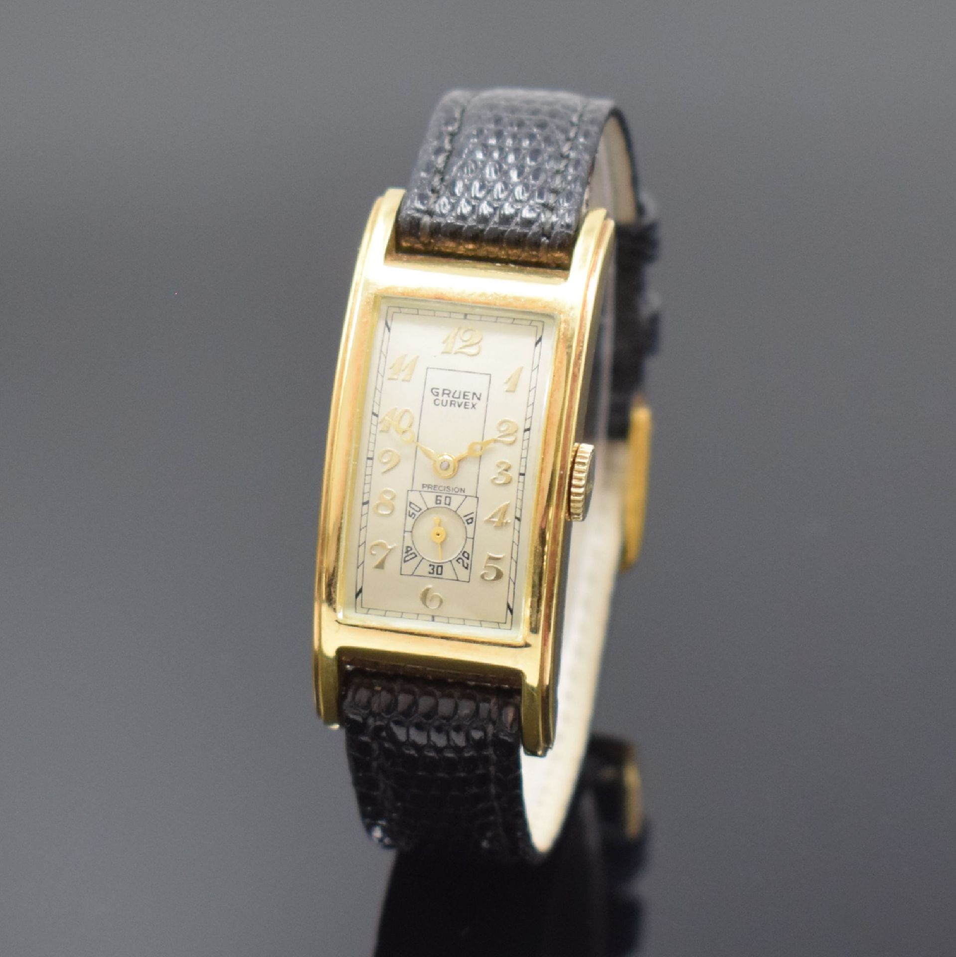 GRUEN Curvex Precision Armbanduhr, Handaufzug, Schweiz