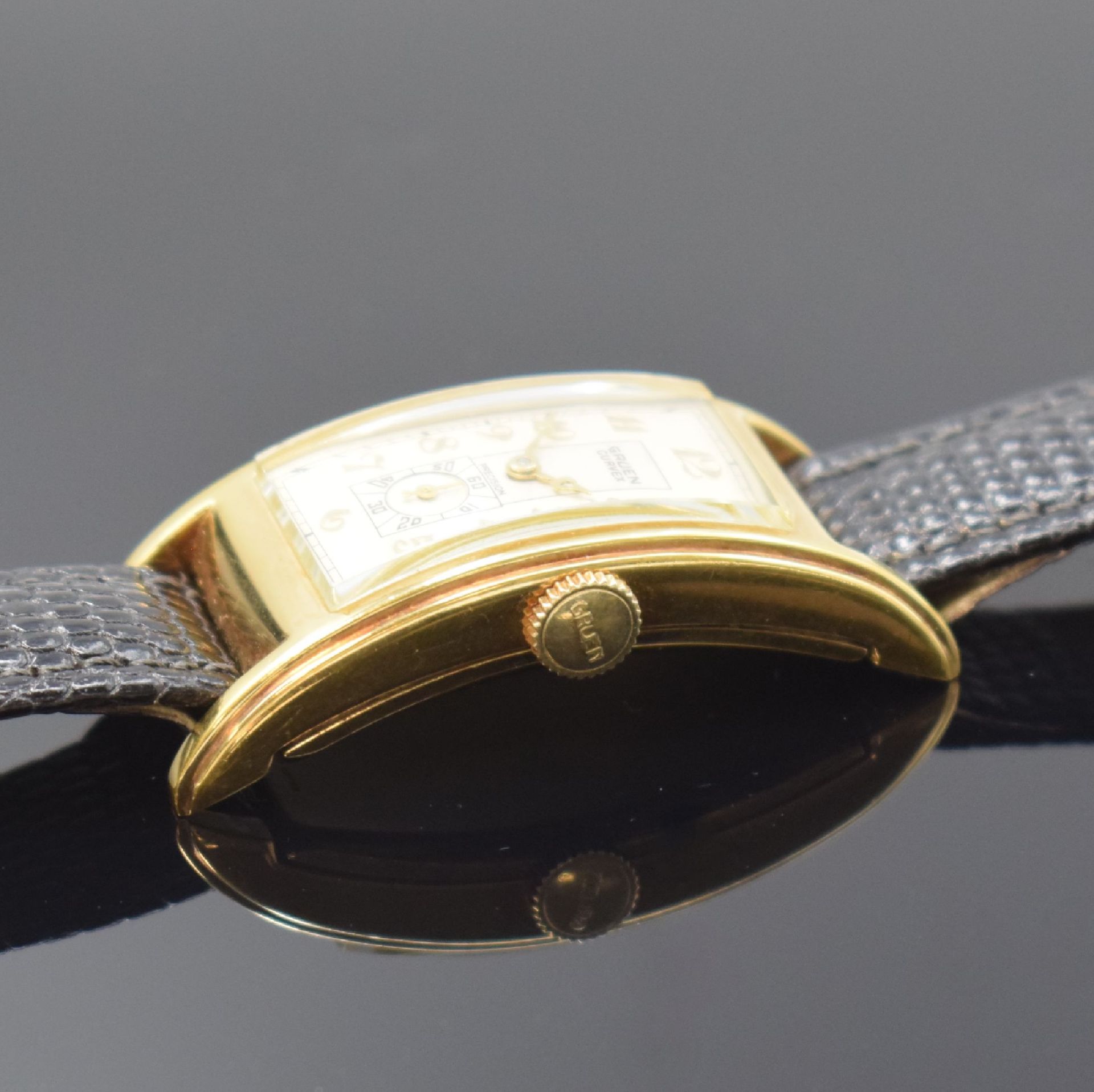 GRUEN Curvex Precision Armbanduhr, Handaufzug, Schweiz - Bild 3 aus 6