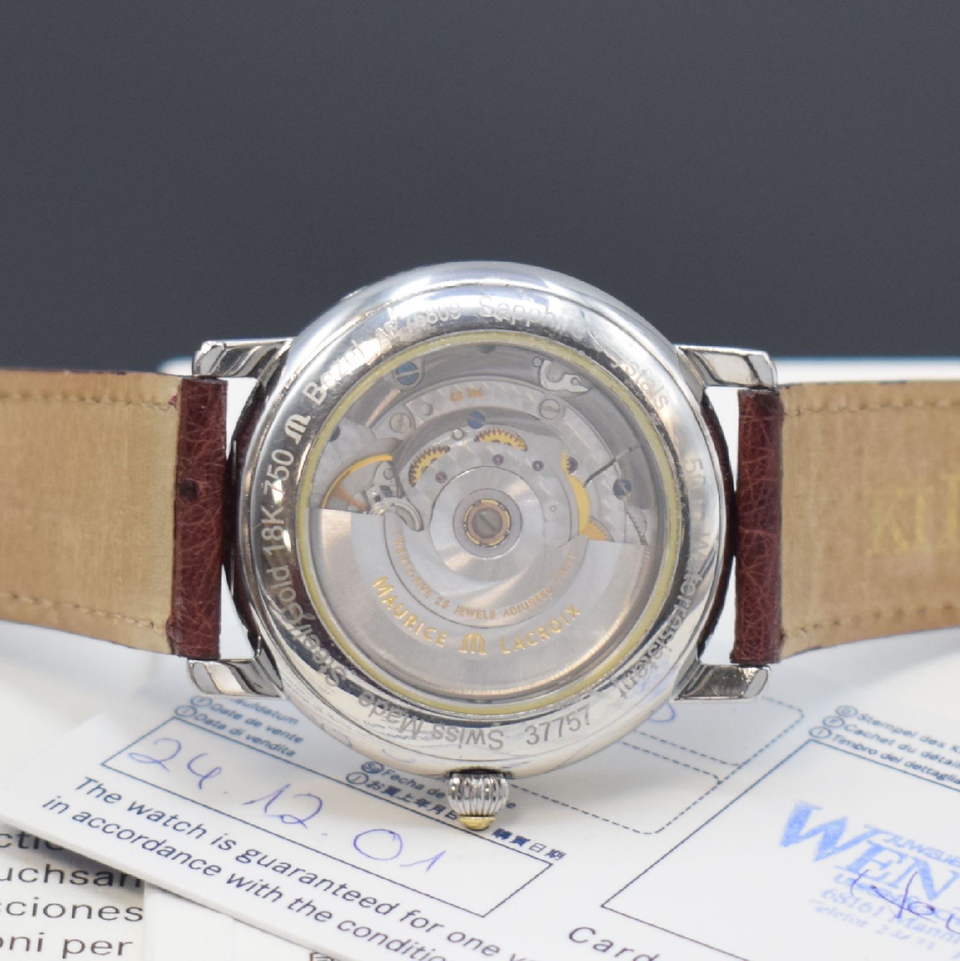 MAURICE LACROIX Phase de Lune Herrenarmbanduhr mit - Bild 6 aus 6