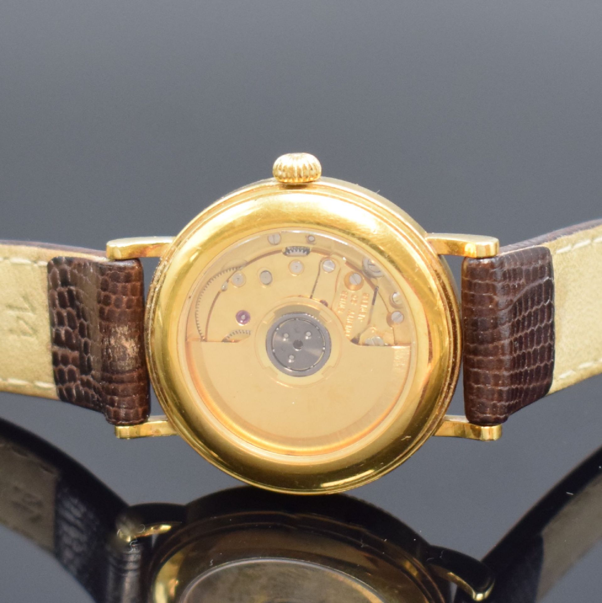JEAN MARCEL Armbanduhr in GG 750/000, Schweiz um 2000, - Bild 4 aus 5