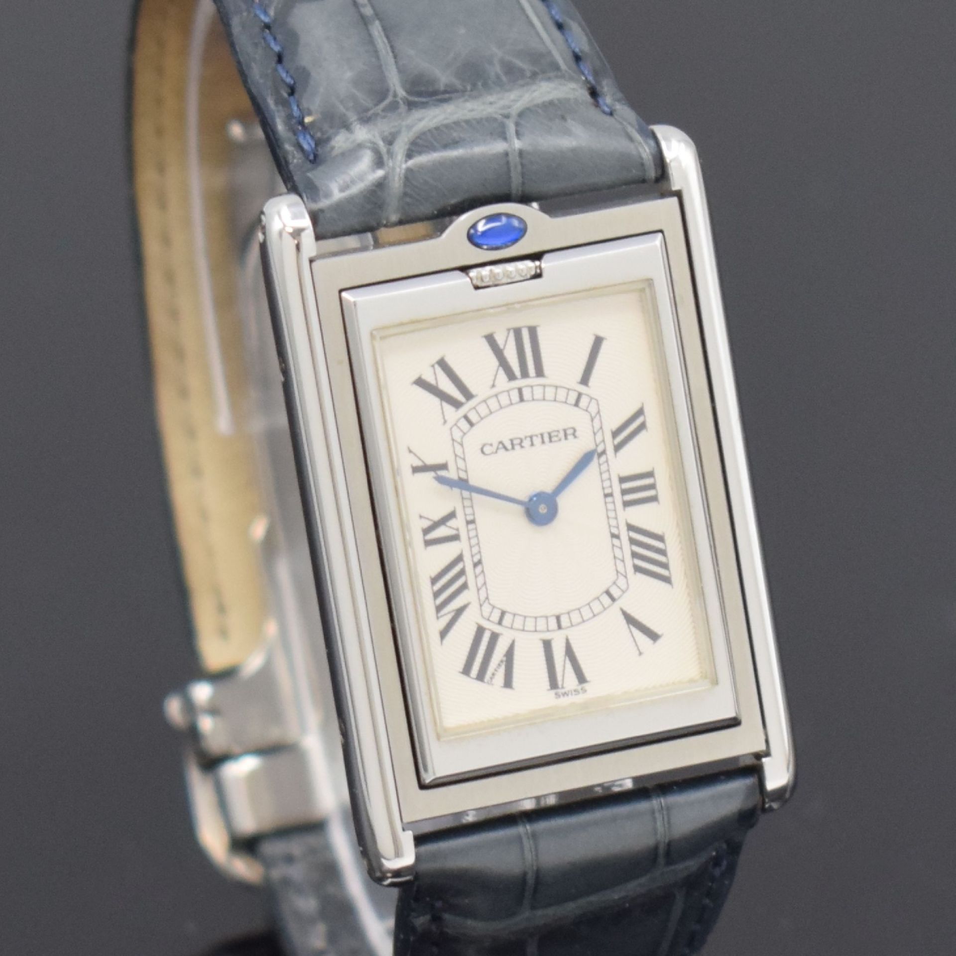 CARTIER Basculante Armbanduhr Referenz 2390, Handaufzug, - Bild 4 aus 8