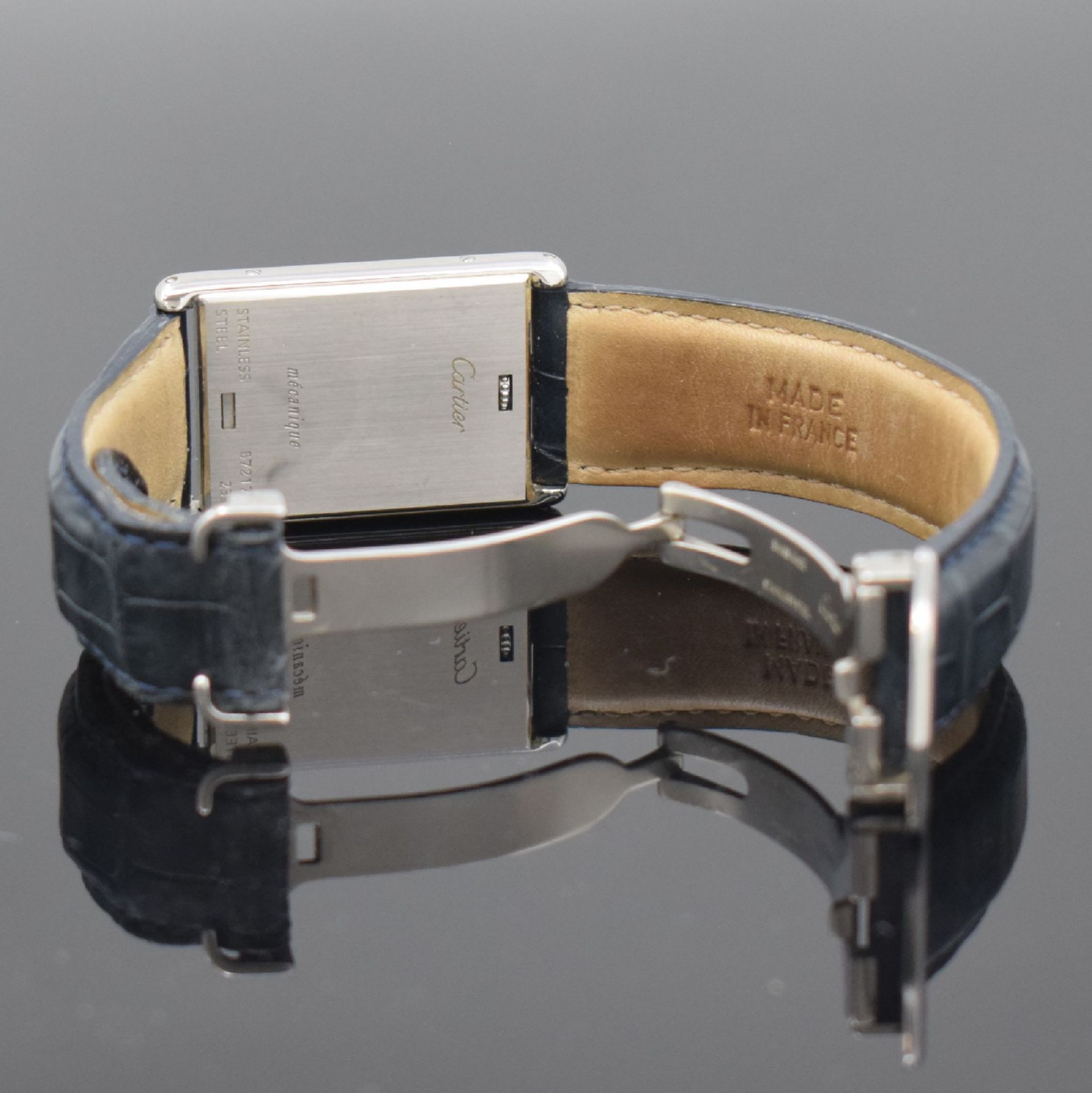 CARTIER Basculante Armbanduhr Referenz 2390, Handaufzug, - Bild 8 aus 8