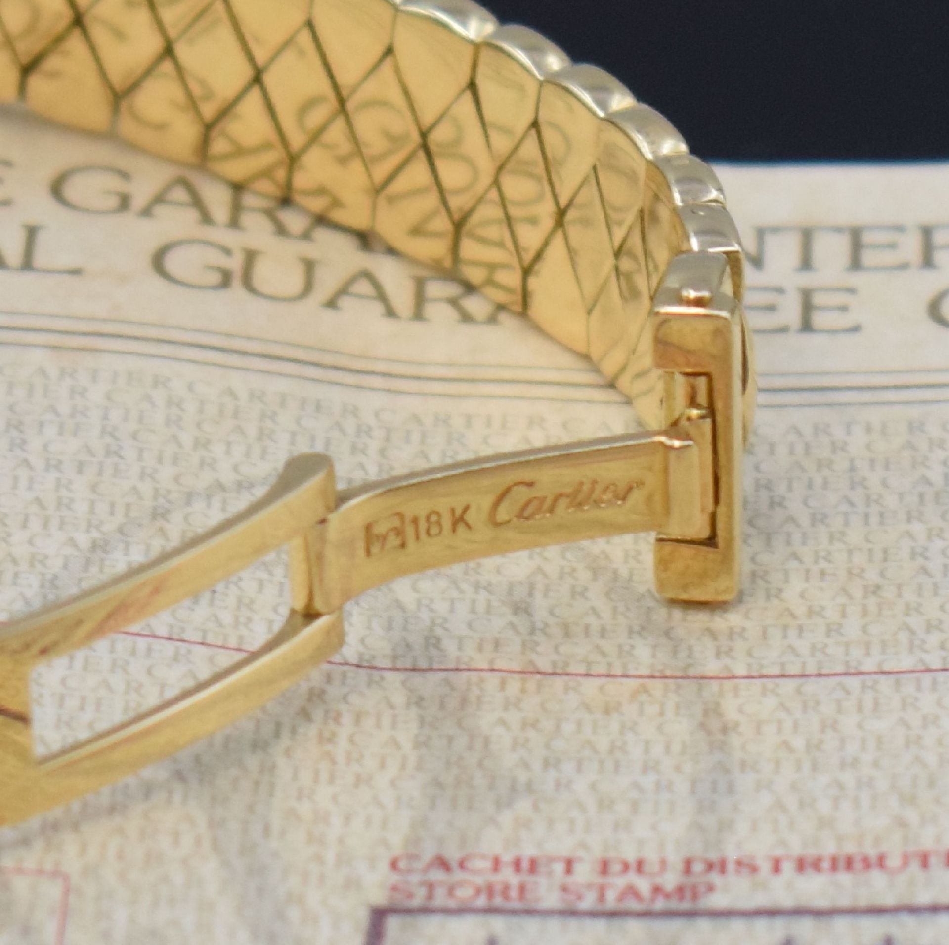 CARTIER Paris seltene Damenarmbanduhr Vendome in GG - Image 4 of 6