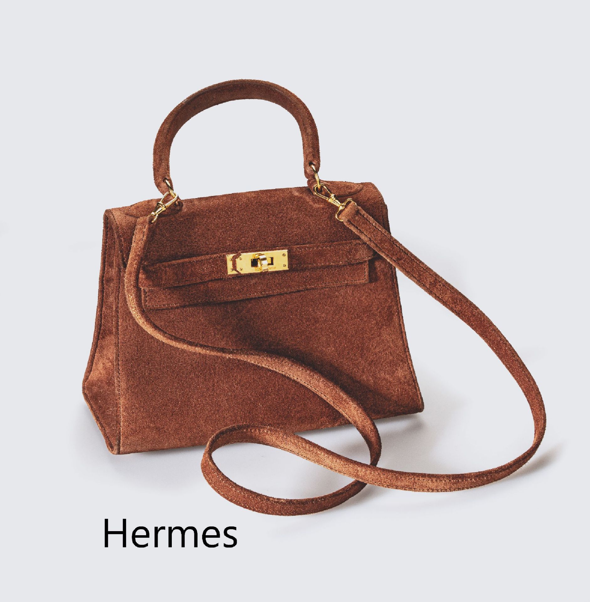 Hermes Mini Kelly Bag, 1993, Noisette Doblis