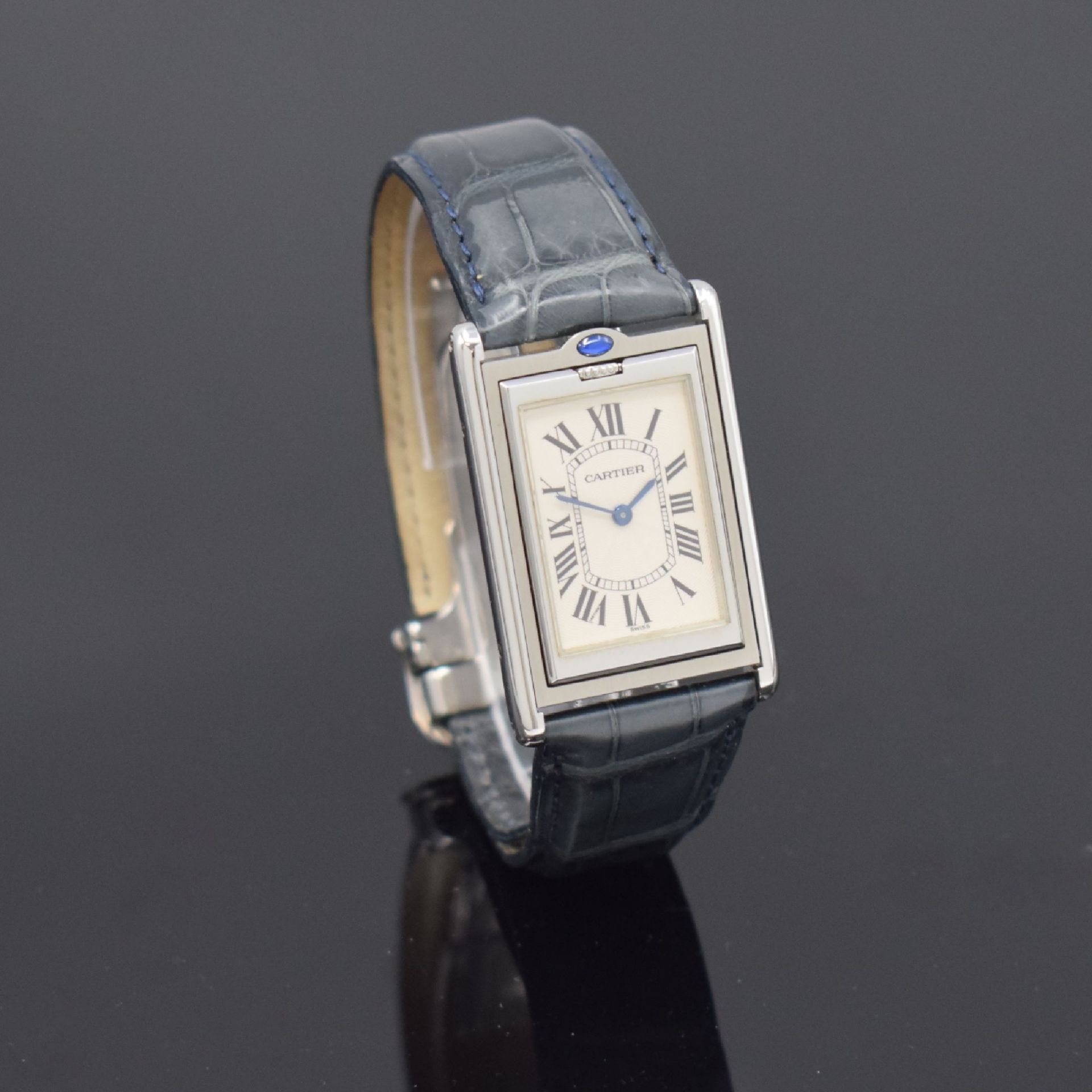 CARTIER Basculante Armbanduhr Referenz 2390, Handaufzug, - Bild 3 aus 8