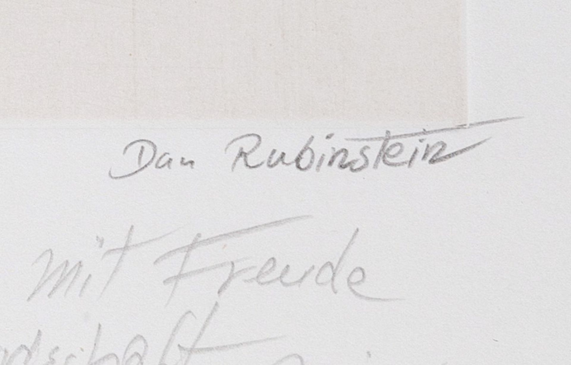 Dan Rubinstein, geb. 1940,  Yehudi Menuhin, Radierung von - Bild 3 aus 4