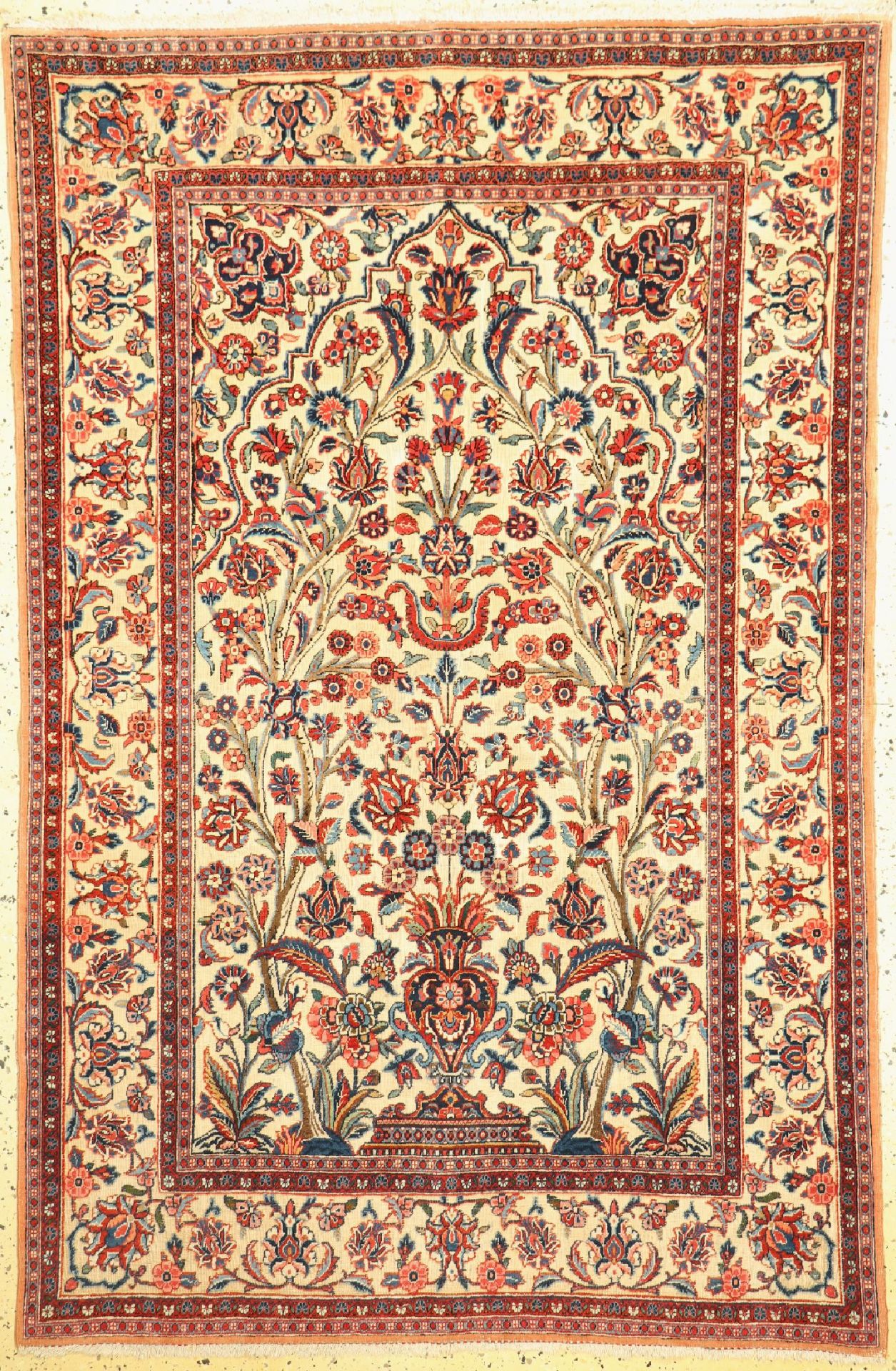 Keschan Kork'Souf' antik, Persien, um 1900,Korkwolle auf