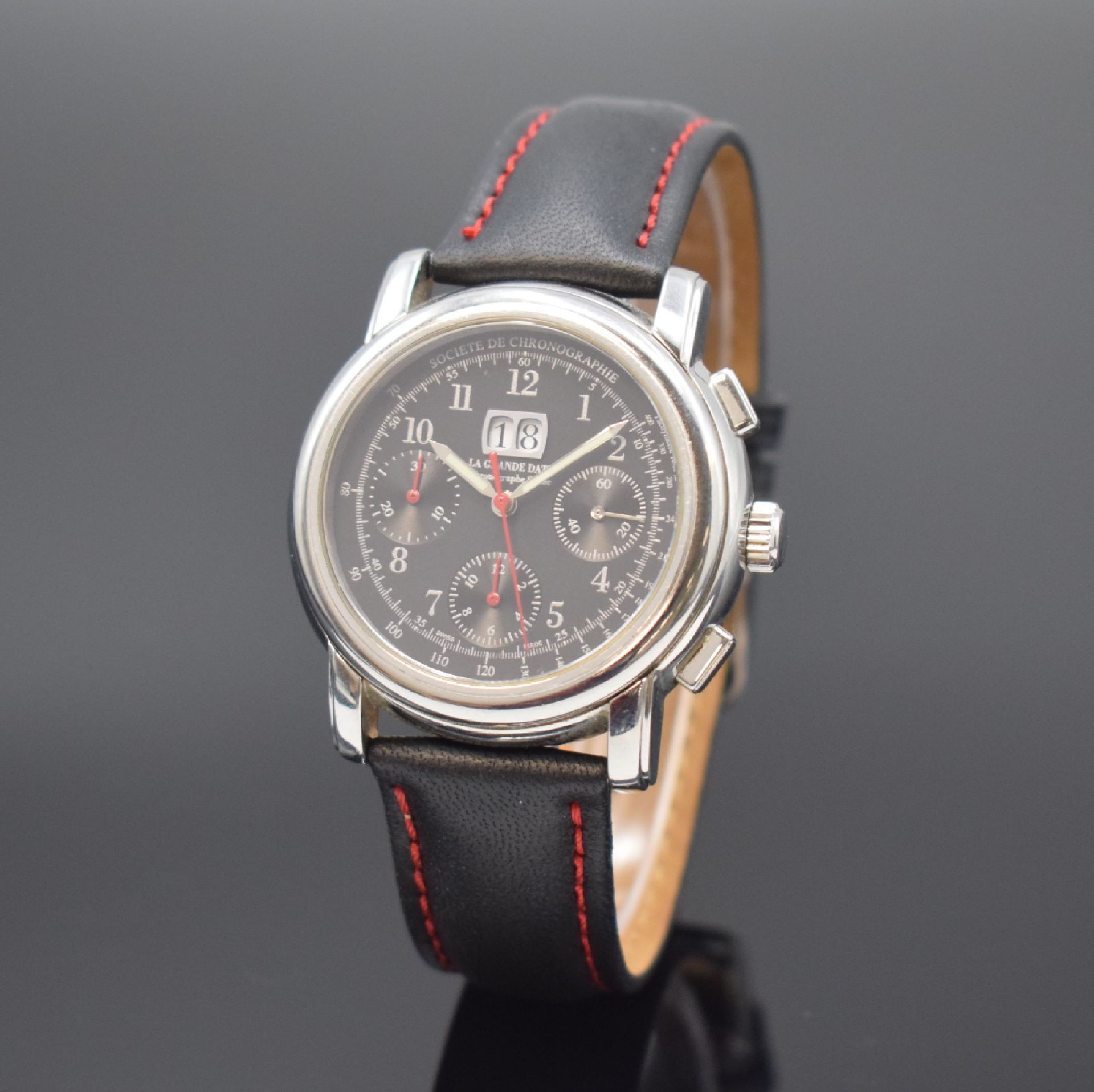 CHRONOGRAPHE SUISSE Armbandchronograph Modell Grande Date,