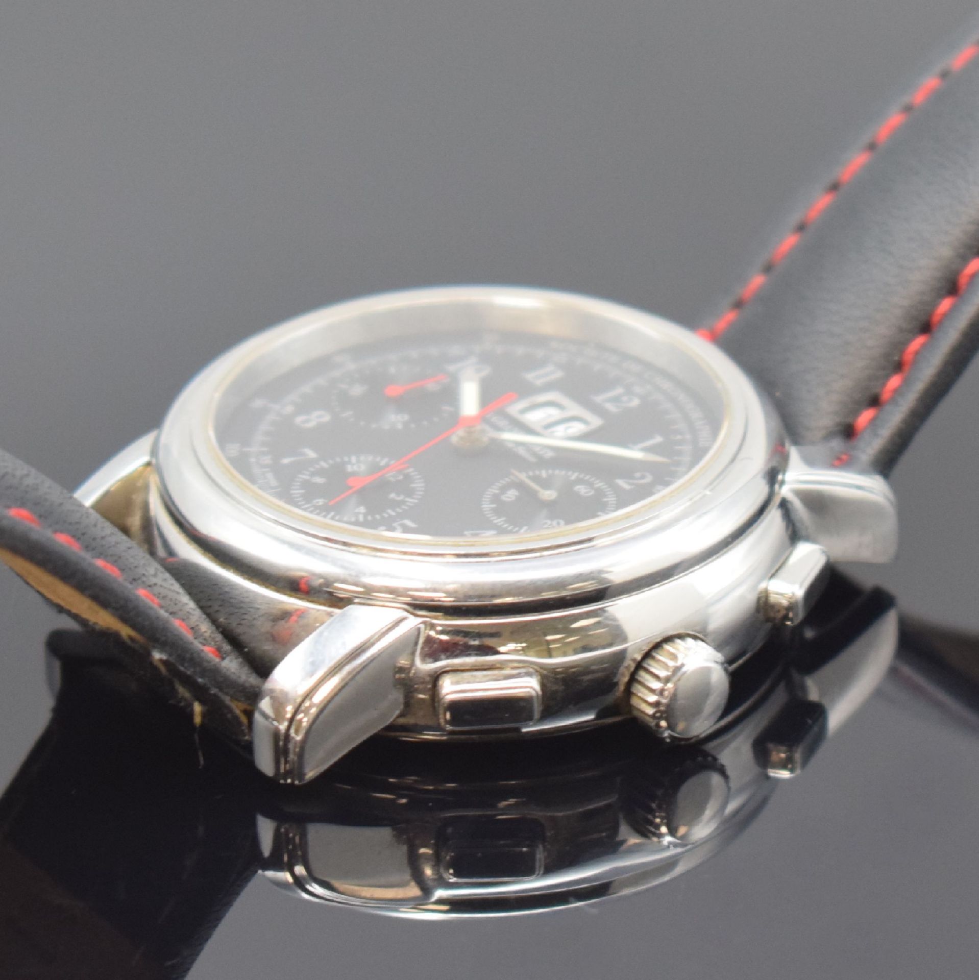 CHRONOGRAPHE SUISSE Armbandchronograph Modell Grande Date, - Image 3 of 4