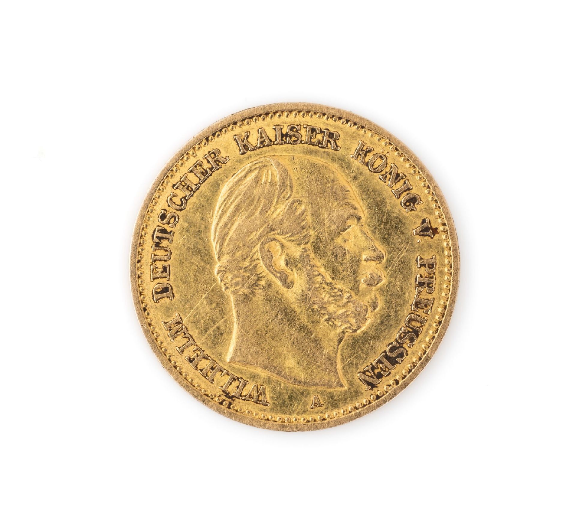 Goldmünze 5 Mark, Deutsches Reich, 1877, Wilhelm