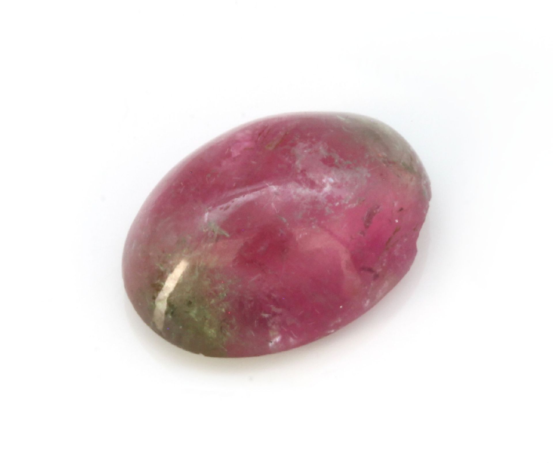 Loser Wassermelonenturmalin, ca. 10.18 ct, ovaler