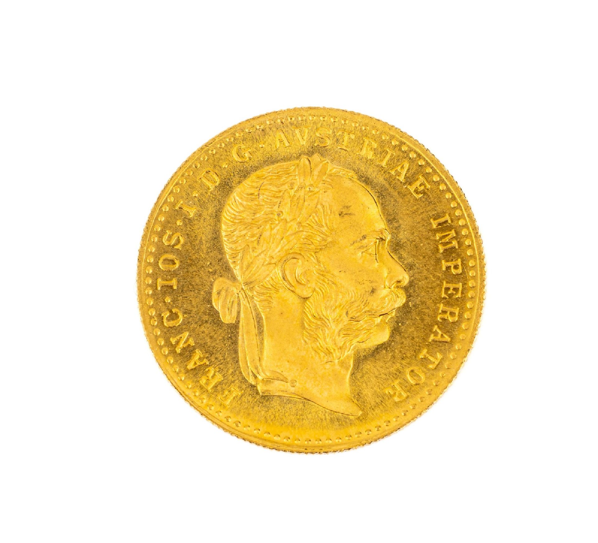 Goldmünze 1 Dukat, Österreich-Ungarn, 1915, offizielle