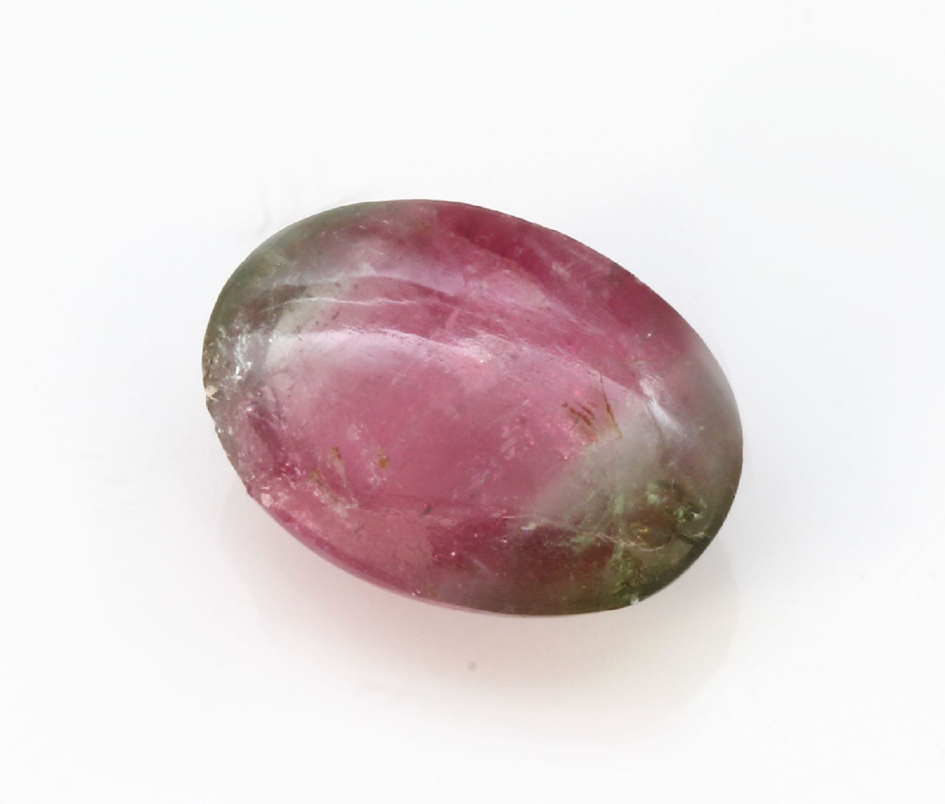 Loser Wassermelonenturmalin, ca. 10.18 ct, ovaler - Image 2 of 2