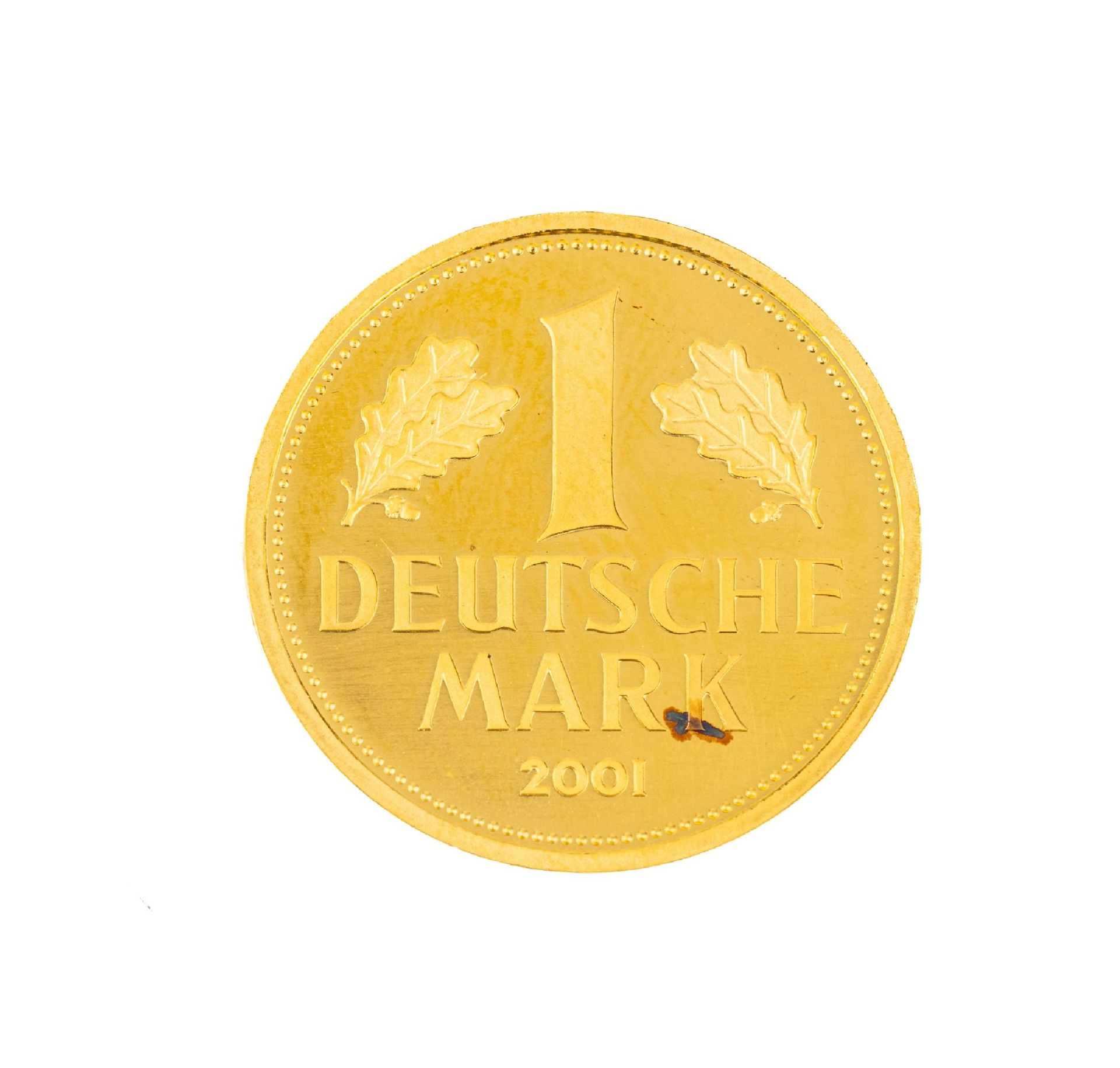 Goldmünze 1 Deutsche Mark,   Deutschland, 2001, sogn.
