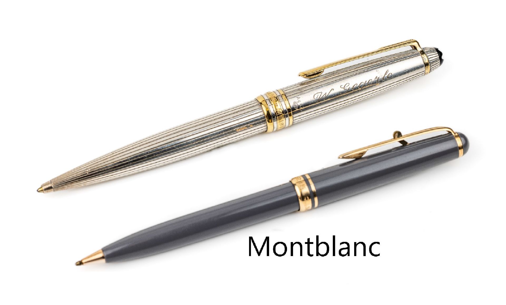 Lot 2 MONTBLANC Schreibgeräte:   Kugelschreiber