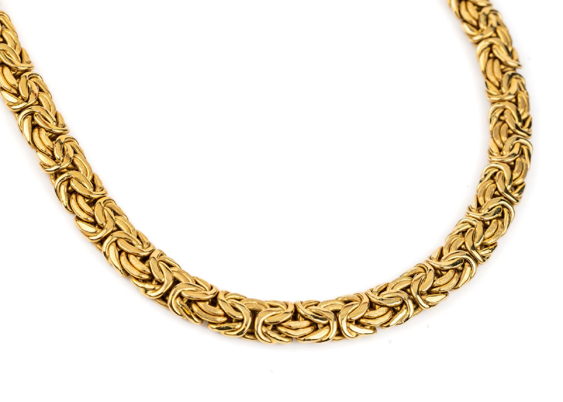 14 kt Gold Kette,   GG 585/000, L. ca. 45 cm,Kastenschloss