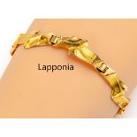 18 kt Gold LAPPONIA Armband,   GG 750/000, Finnland 2000,