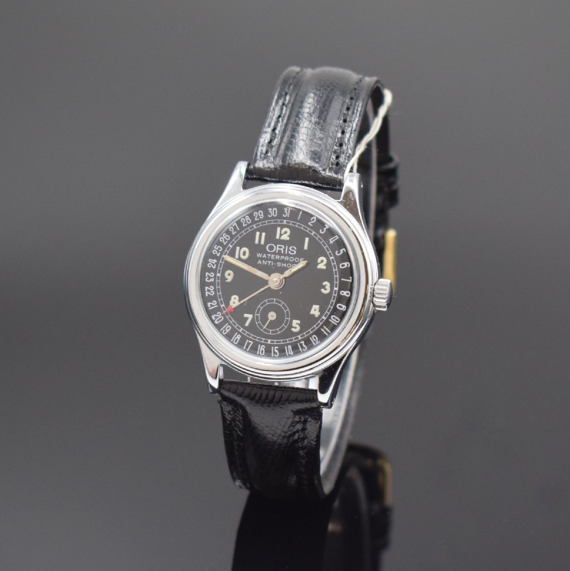 ORIS Armbanduhr mit Zeigerdatum, Schweiz um 1996,