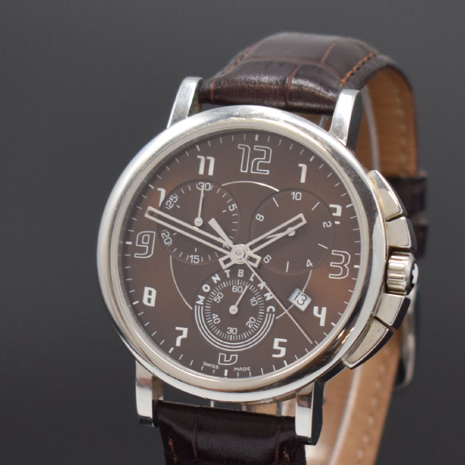 MONTBLANC Herrenarmbanduhr Modell Summit XL mit - Bild 2 aus 4