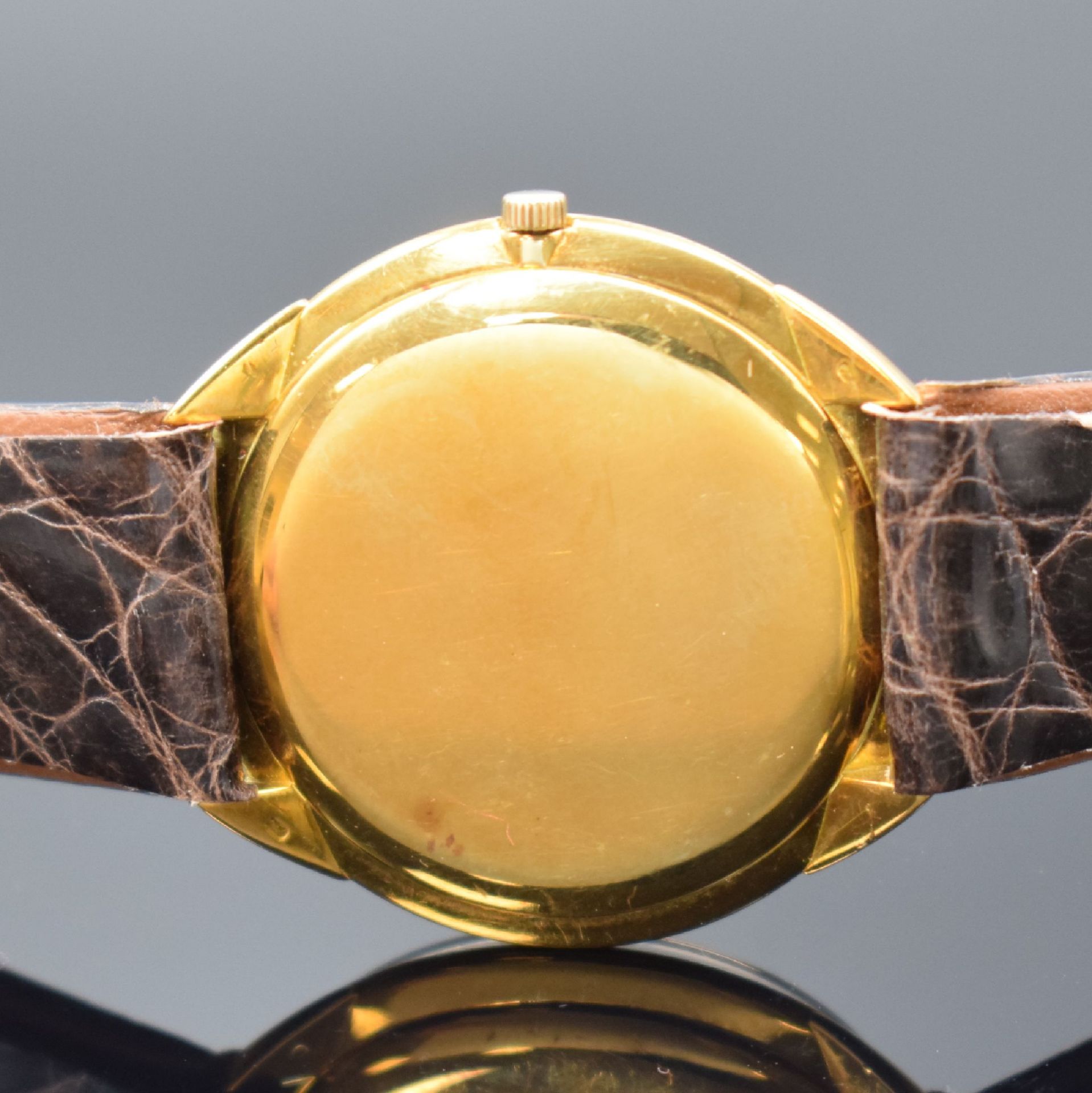 CORUM Armbanduhr in GG 750/000, Schweiz um 1960, - Bild 4 aus 6