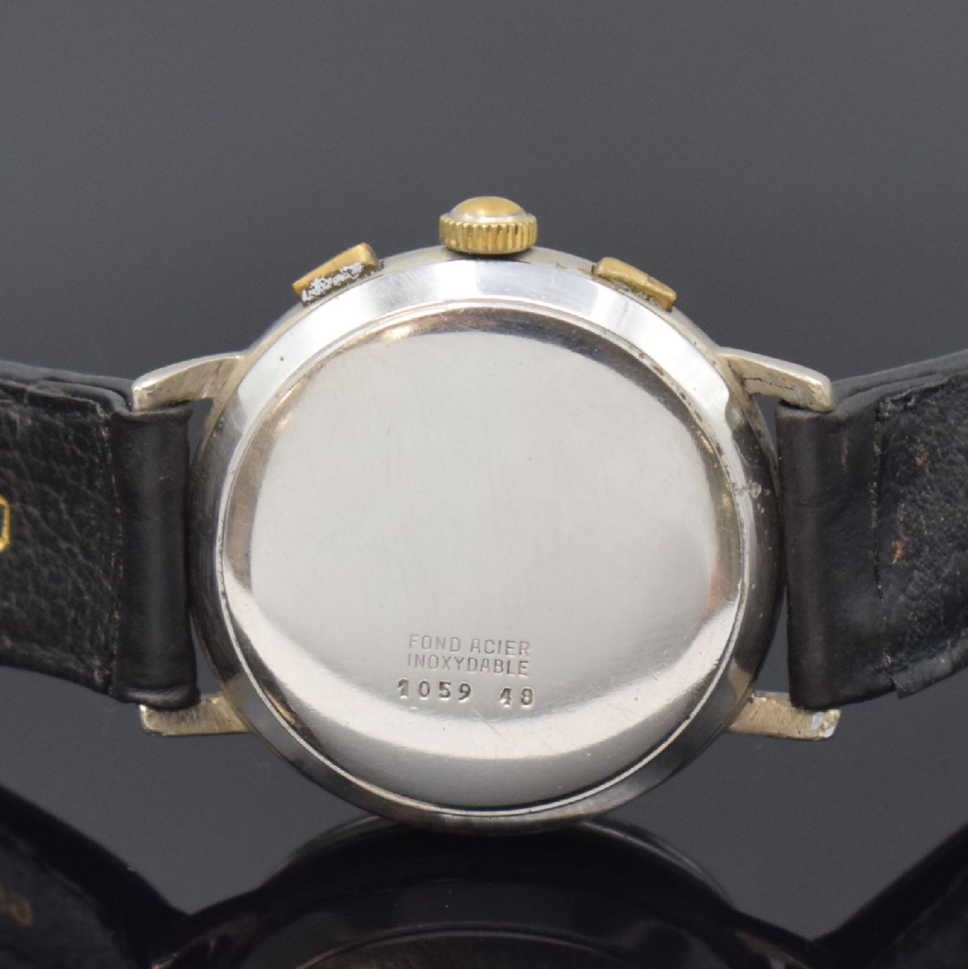 ORATOR Armbandchronograph, Schweiz um 1950, Handaufzug, - Image 4 of 5