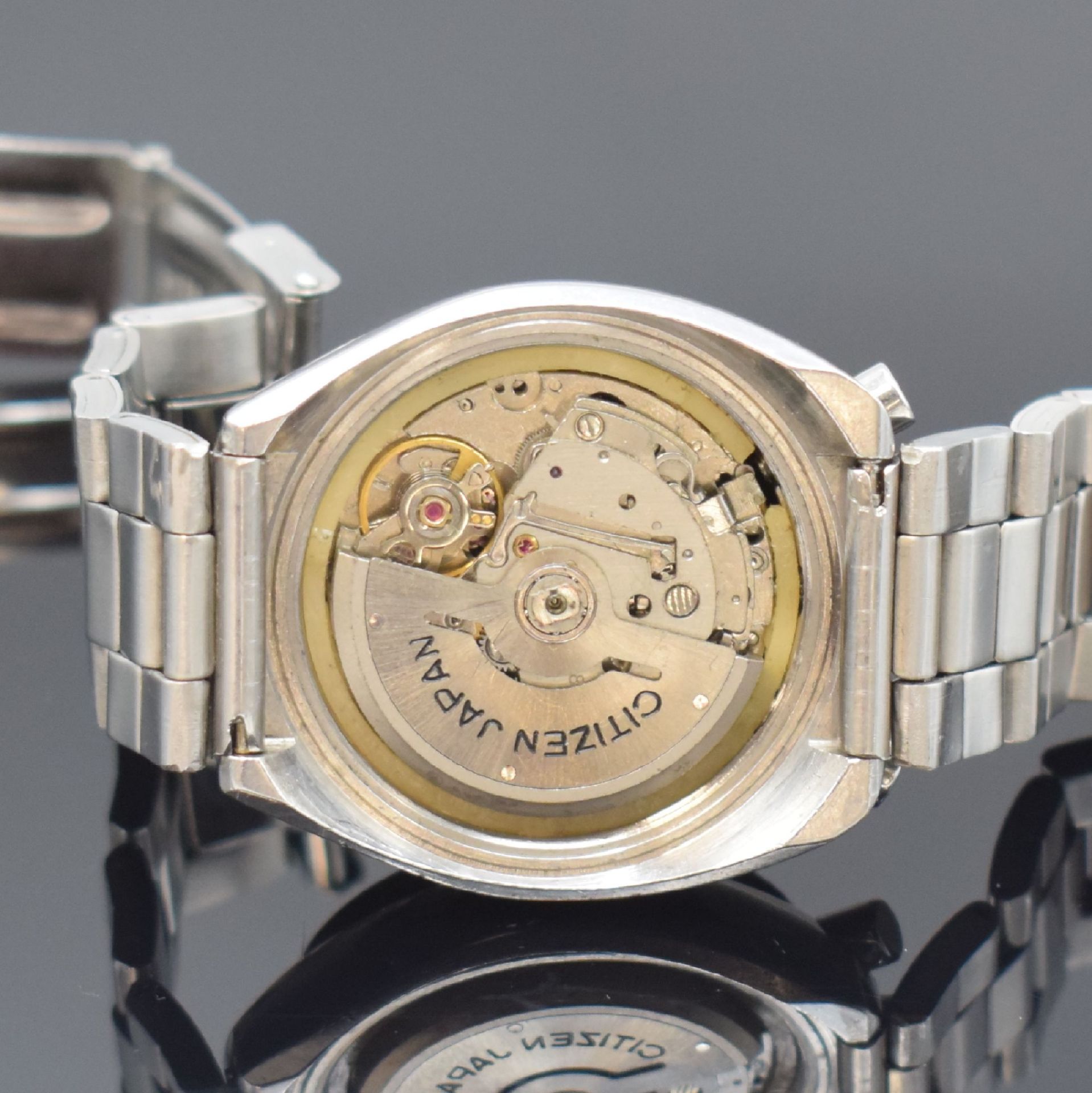 CITIZEN Armbandchronograph mit Flyback sog. Bullhead - Image 5 of 6