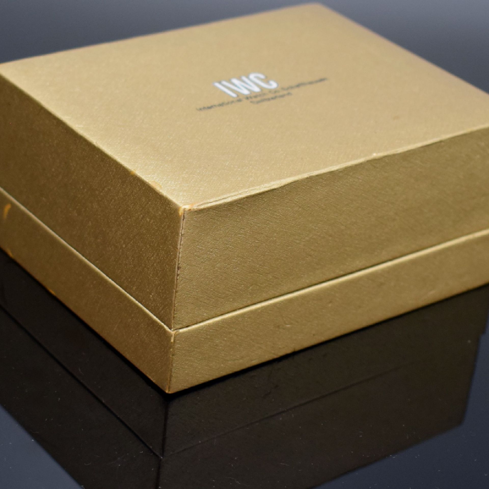 IWC seltene goldene Box für Armbanduhr, Schweiz um 1965, - Image 5 of 6