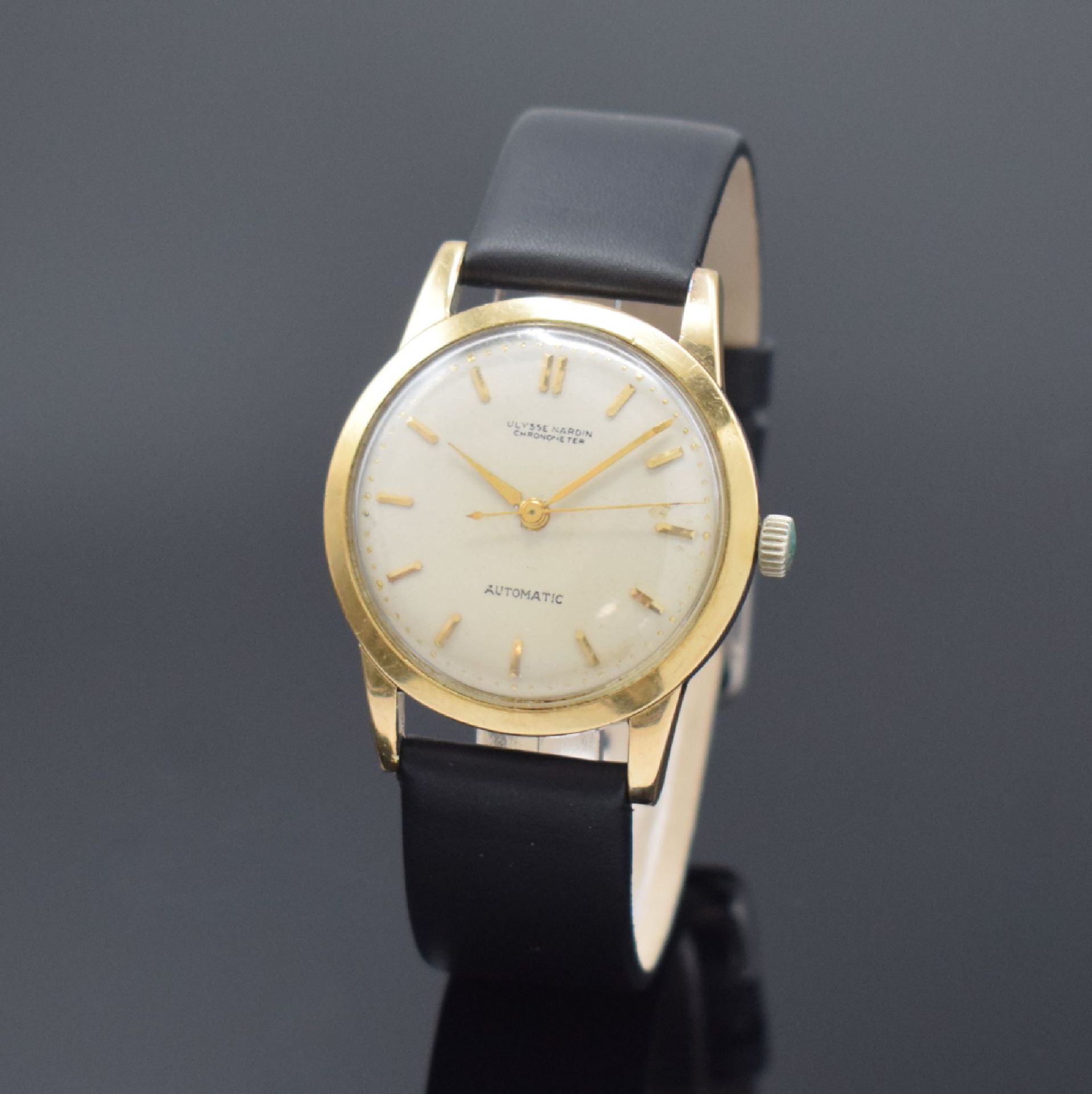 ULYSSE NARDIN Herrenarmbanduhr, Schweiz um 1960,