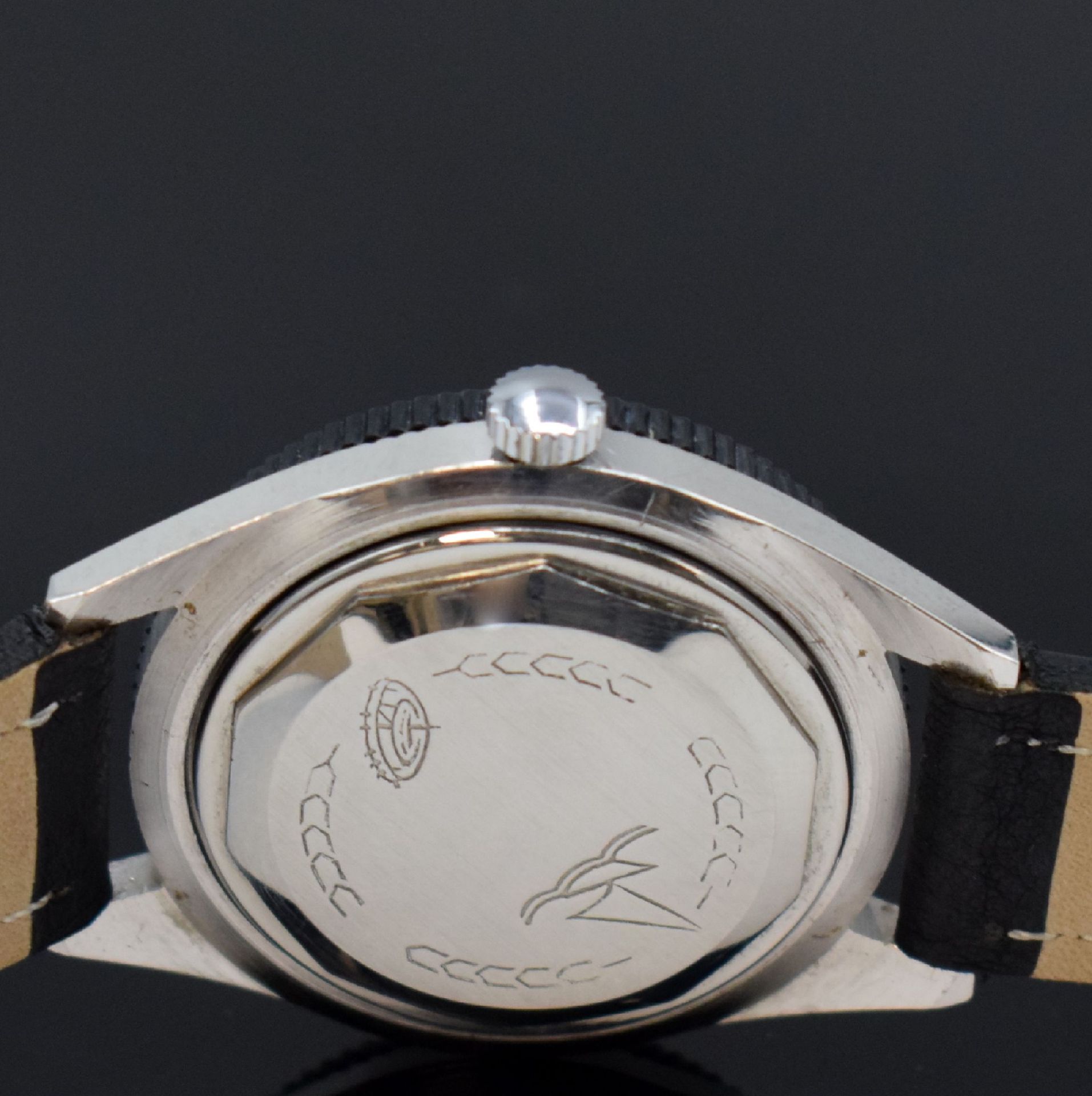 PRECIMAX gut erhaltene Herrenarmbanduhr 37,5 mm, Schweiz - Bild 9 aus 13