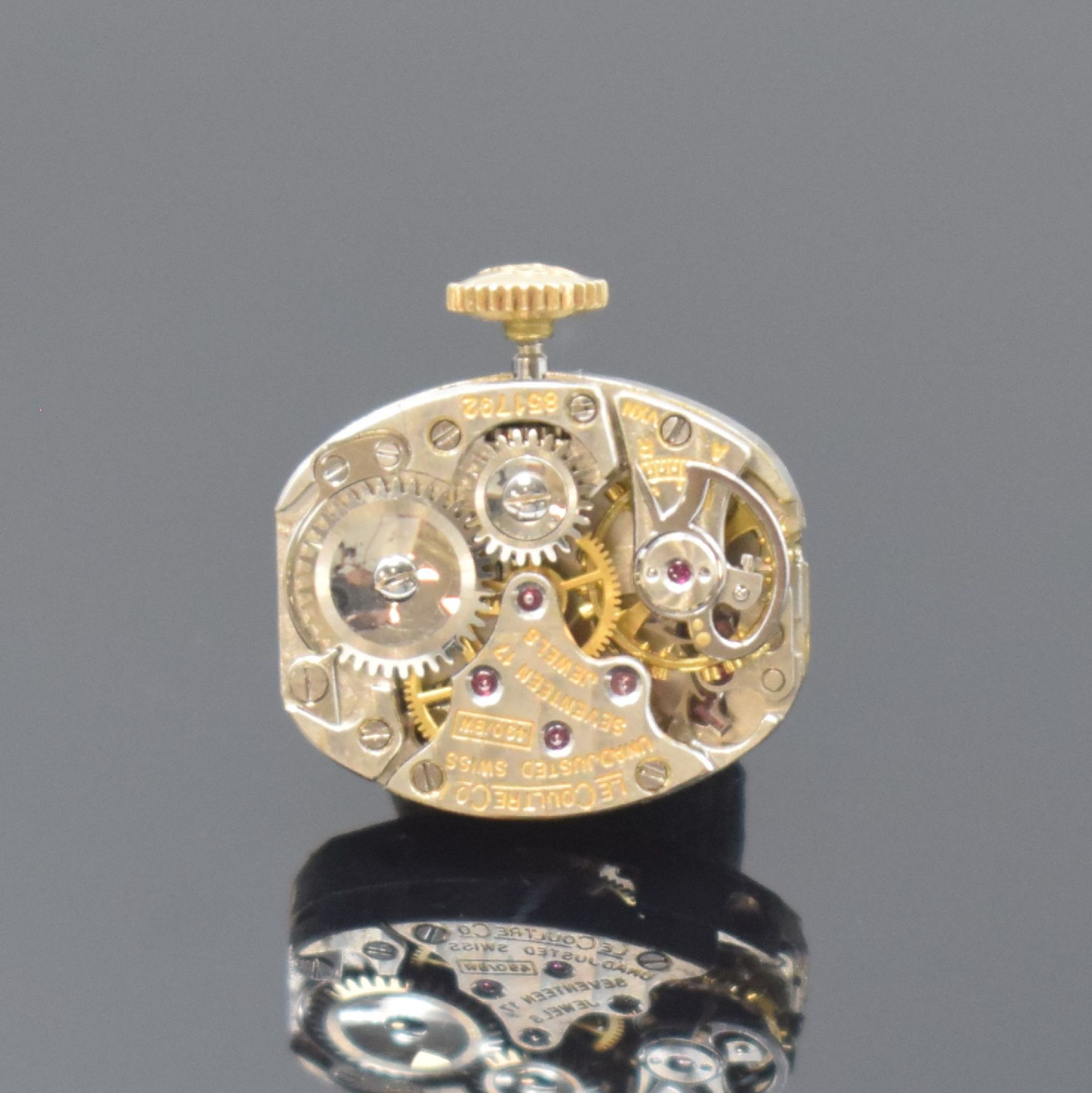 LeCoultre seltene Damenarmbanduhr in Form einer Schleife - Image 6 of 6