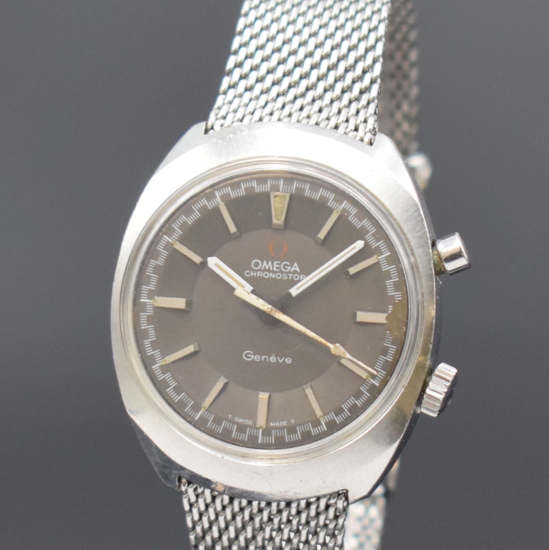 OMEGA Chronostop Herrenarmbanduhr in Stahl/ Stahlband - Image 2 of 7