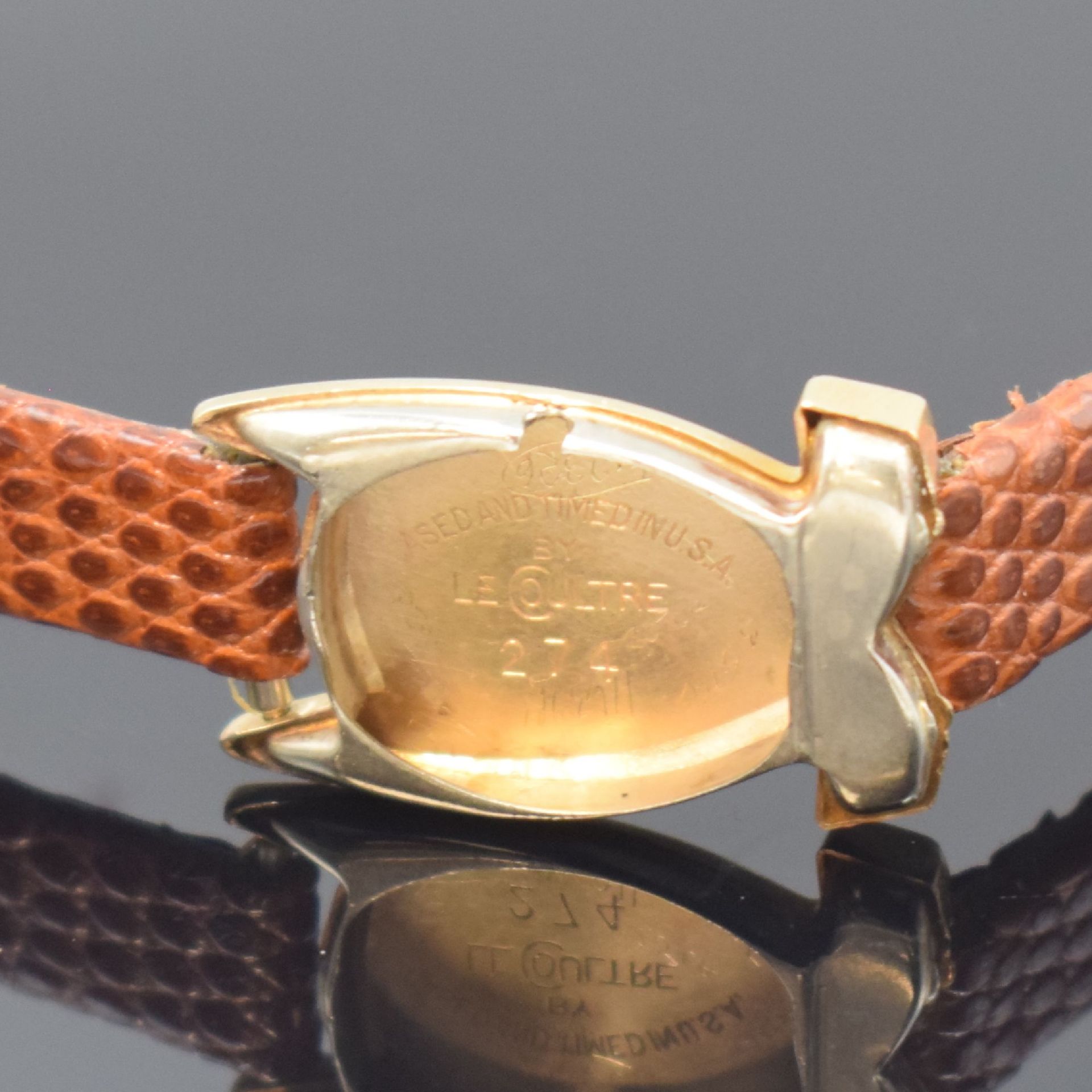 LeCoultre seltene Damenarmbanduhr in Form einer Schleife - Image 5 of 6